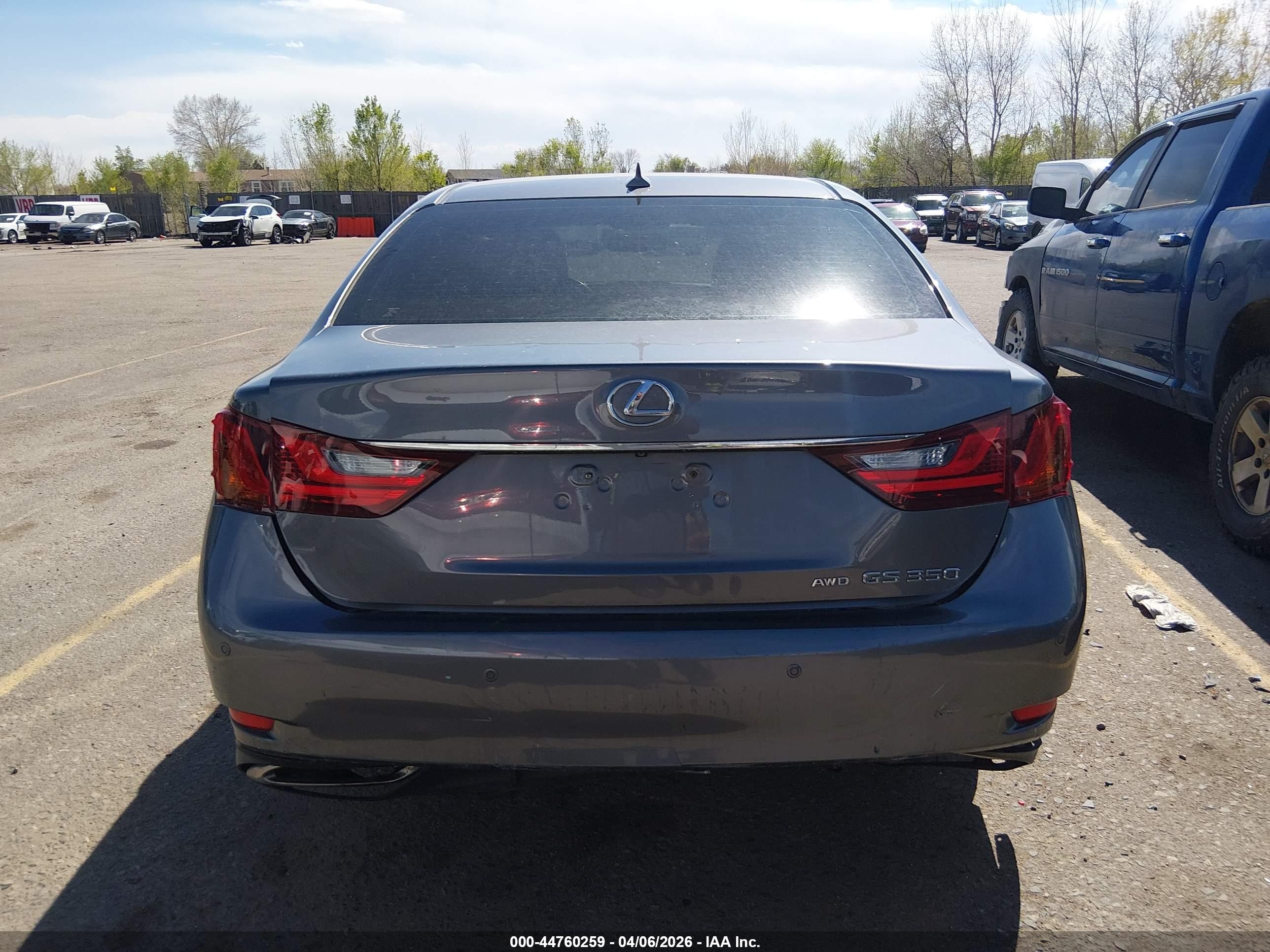 2013 Lexus Gs 350   Gray vin: JTHCE1BL1D5010541