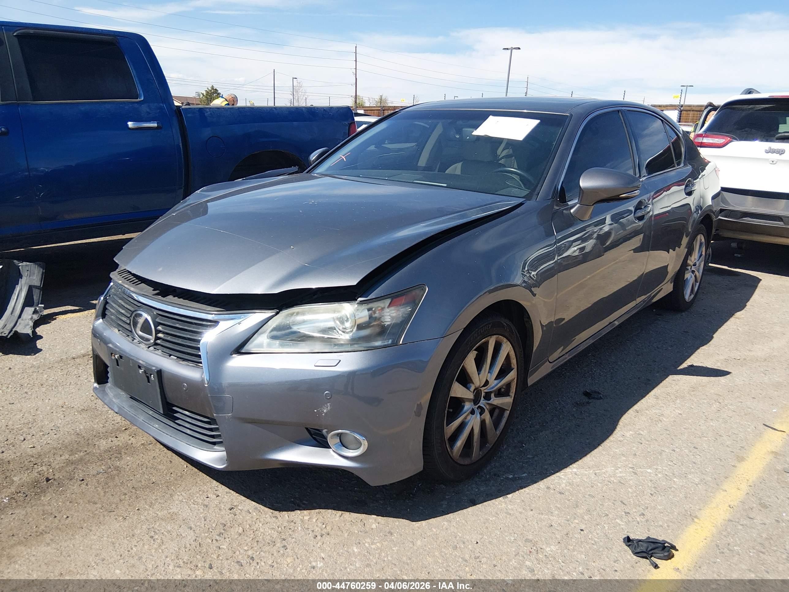 2013 Lexus Gs 350   Gray vin: JTHCE1BL1D5010541