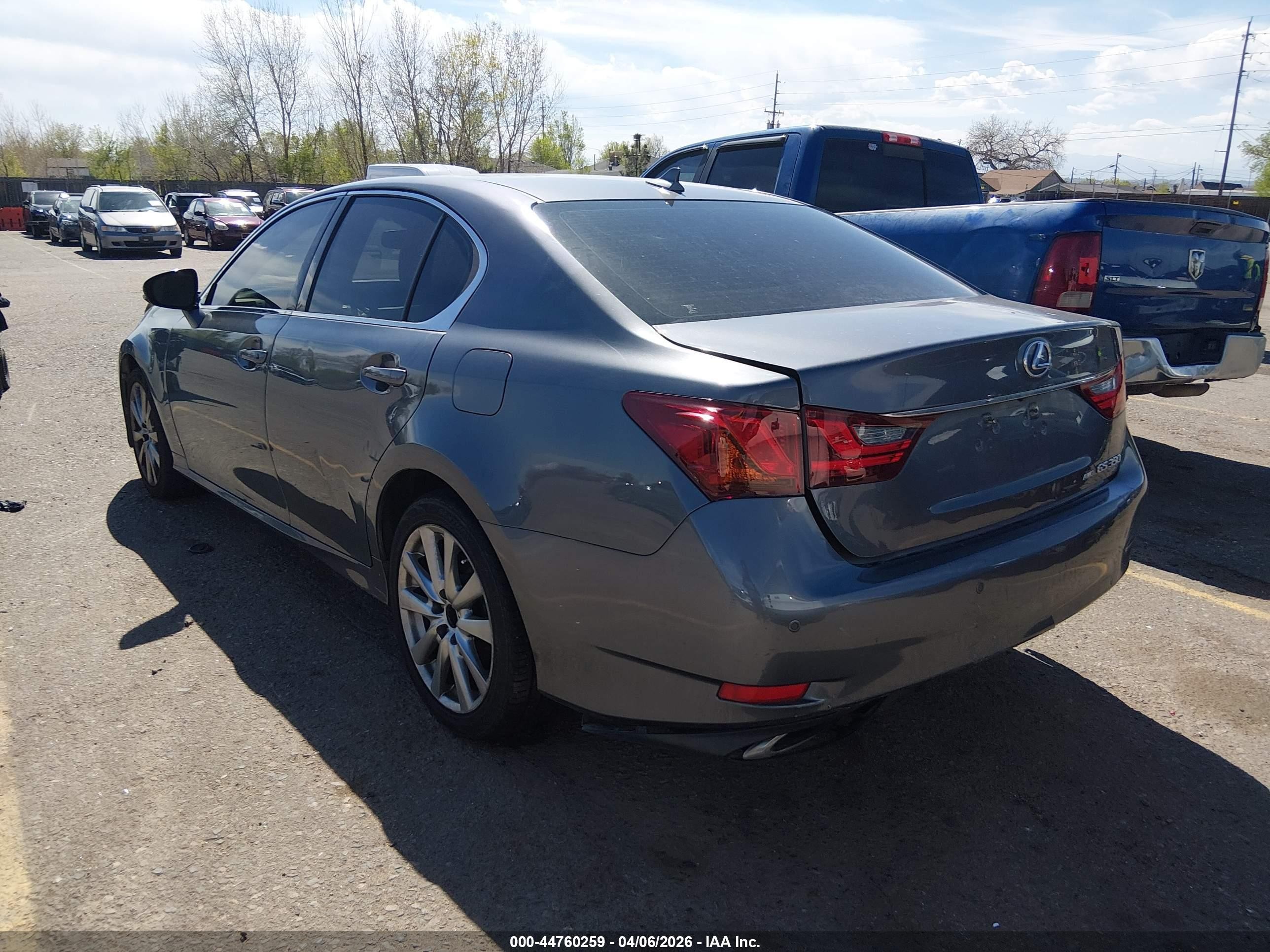 2013 Lexus Gs 350   Gray vin: JTHCE1BL1D5010541