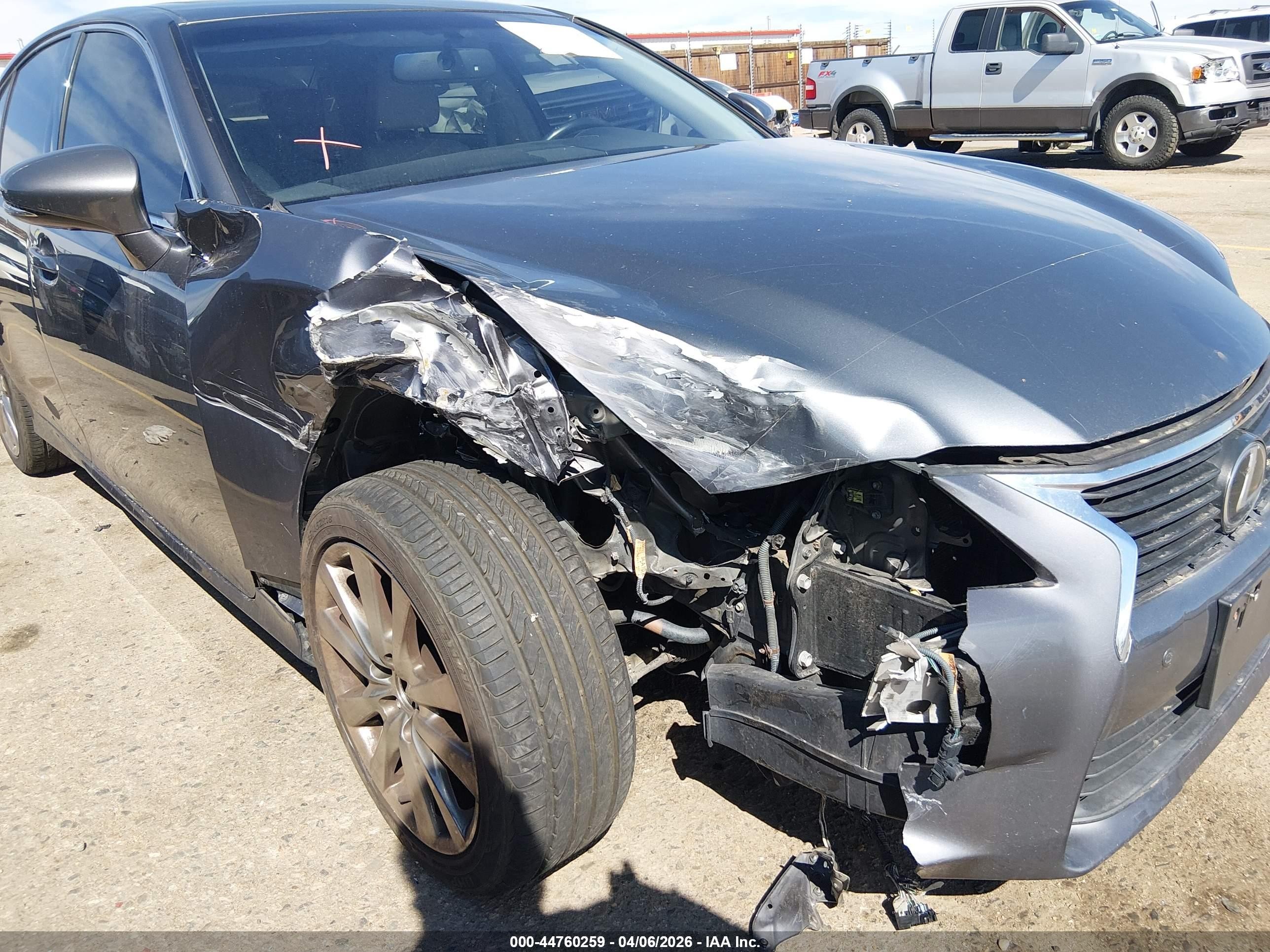 2013 Lexus Gs 350   Gray vin: JTHCE1BL1D5010541
