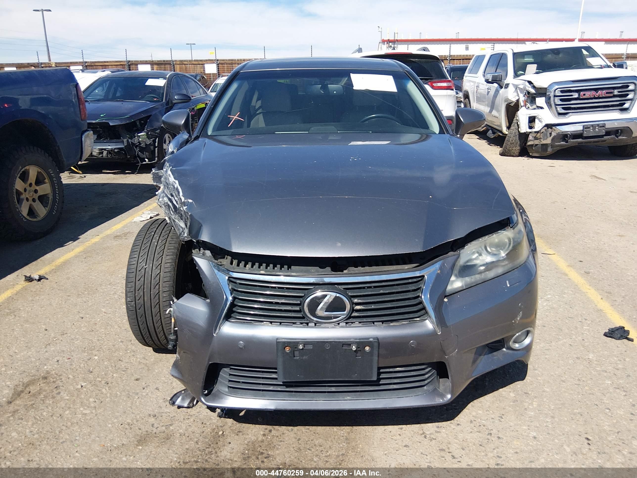 2013 Lexus Gs 350   Gray vin: JTHCE1BL1D5010541