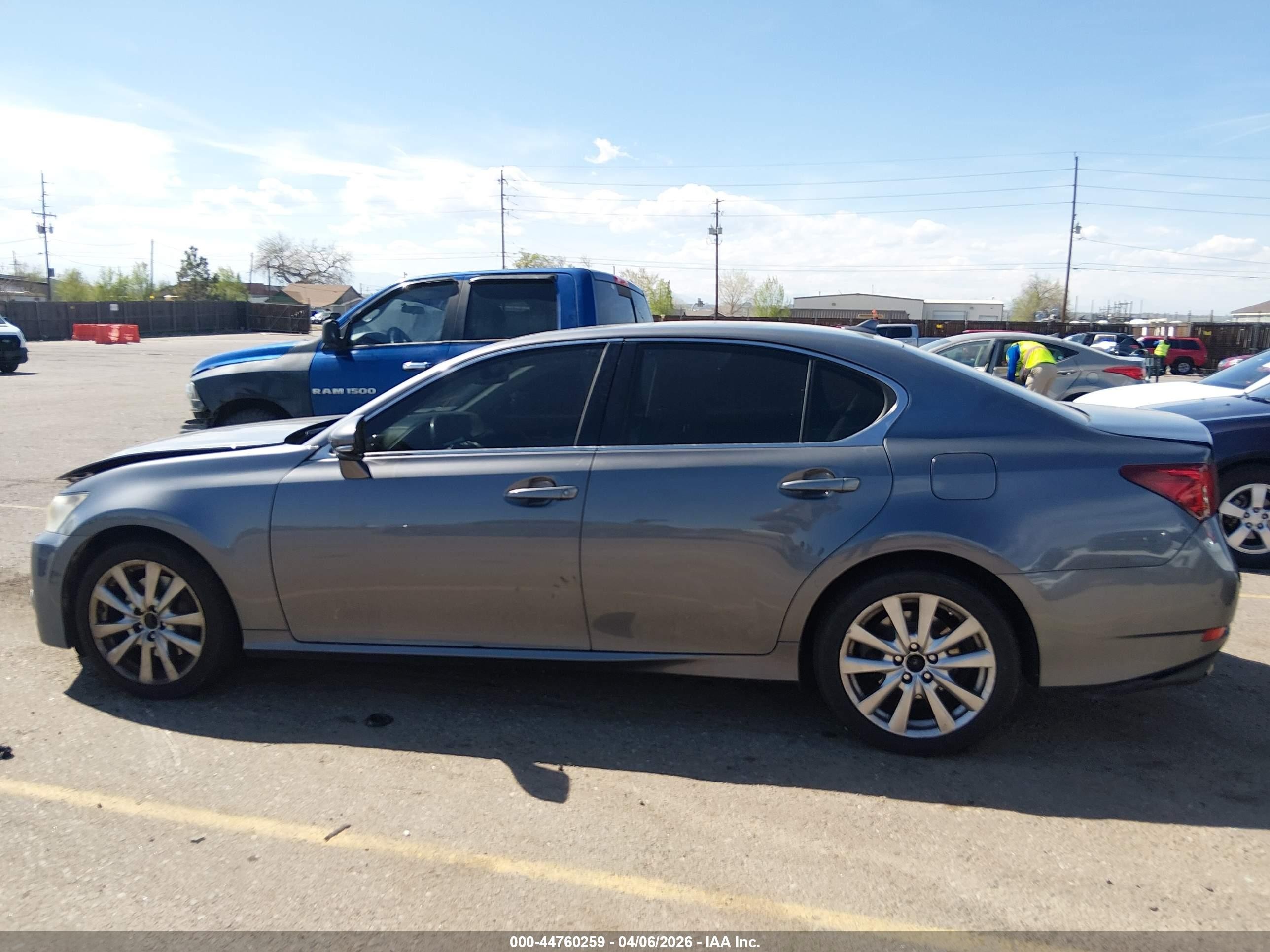 2013 Lexus Gs 350   Gray vin: JTHCE1BL1D5010541