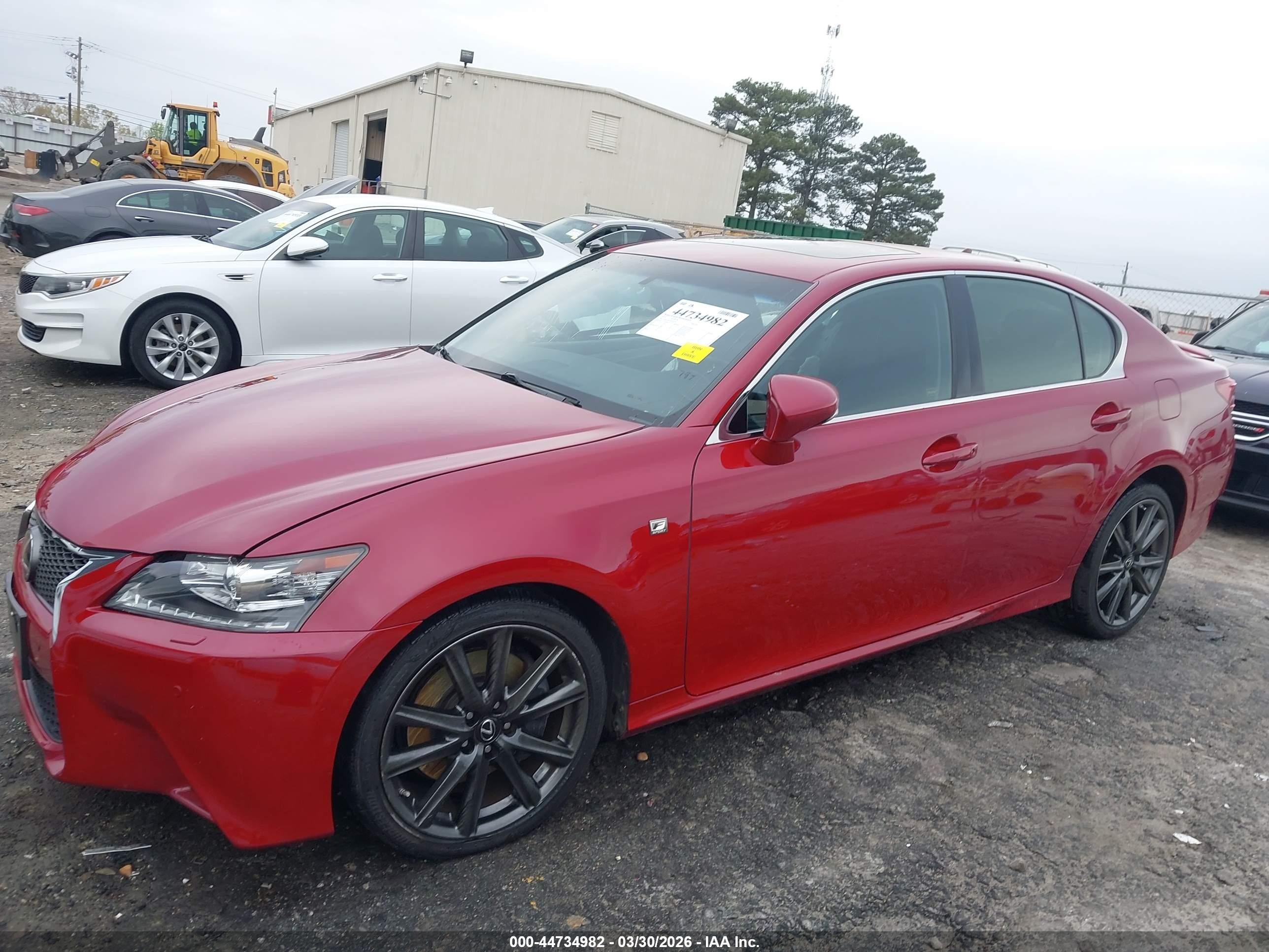 2013 Lexus Gs 350   Red vin: JTHCE1BL1D5016792