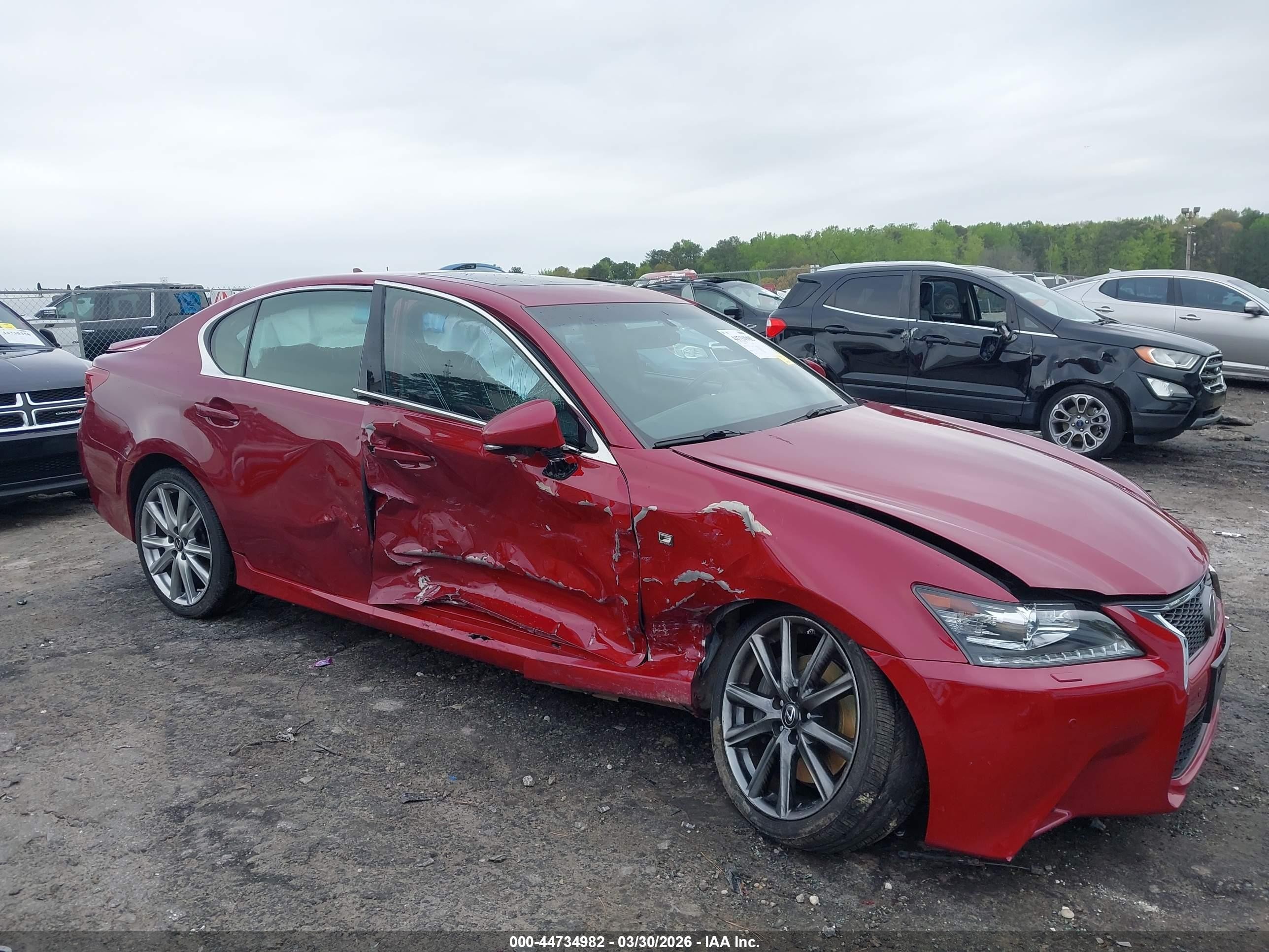 2013 Lexus Gs 350   Red vin: JTHCE1BL1D5016792