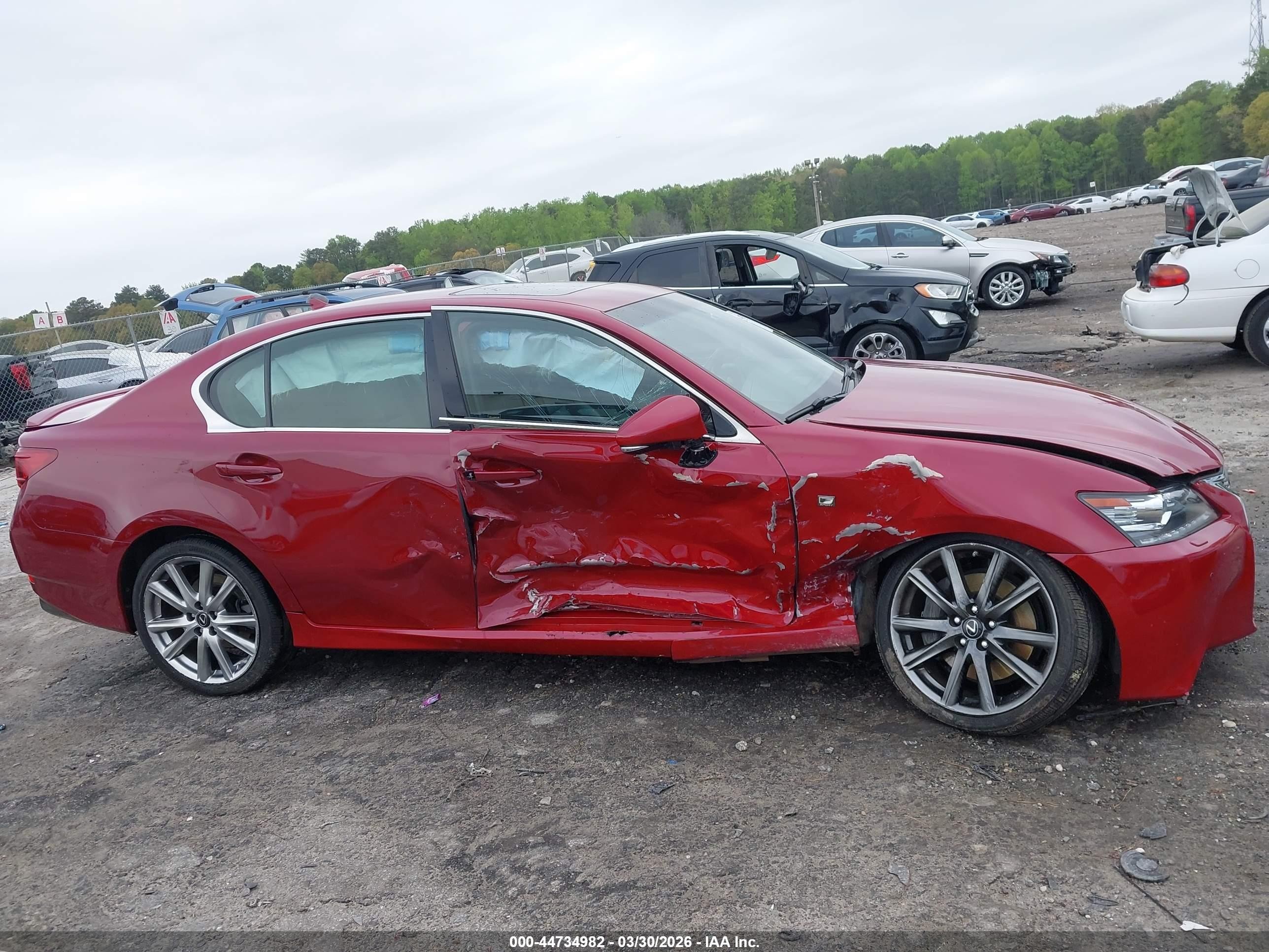 2013 Lexus Gs 350   Red vin: JTHCE1BL1D5016792