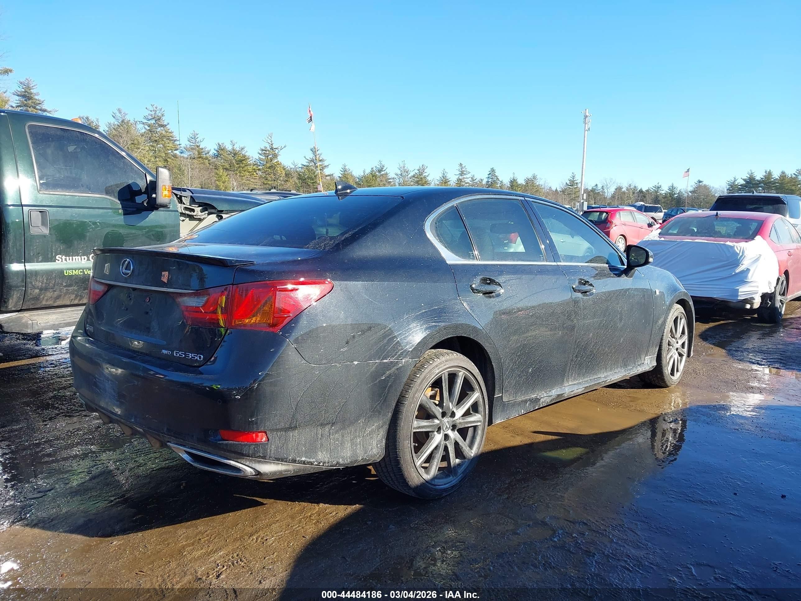 2015 Lexus Gs 350 Black vin: JTHCE1BL1FA007469