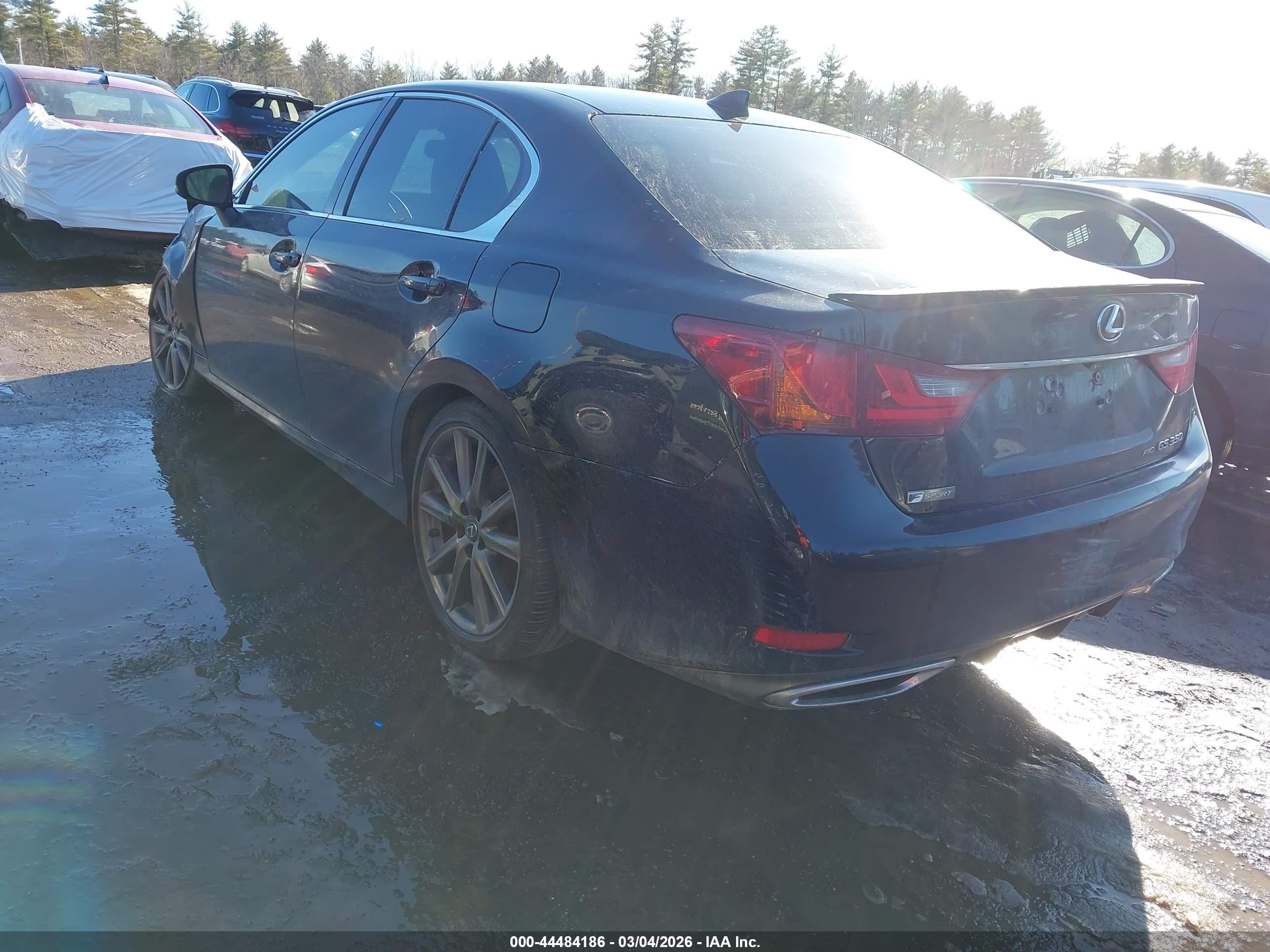 2015 Lexus Gs 350 Black vin: JTHCE1BL1FA007469