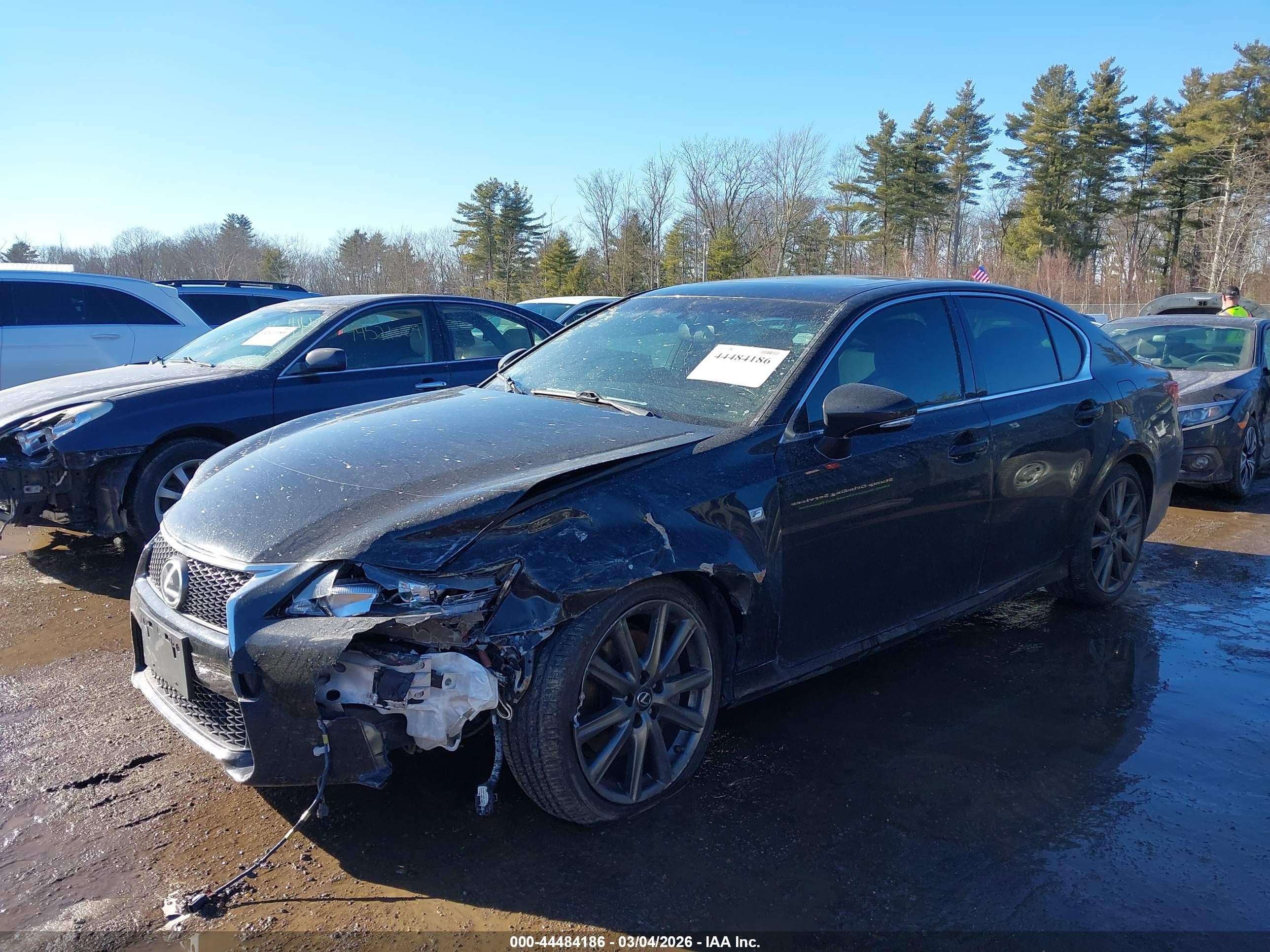 2015 Lexus Gs 350 Black vin: JTHCE1BL1FA007469
