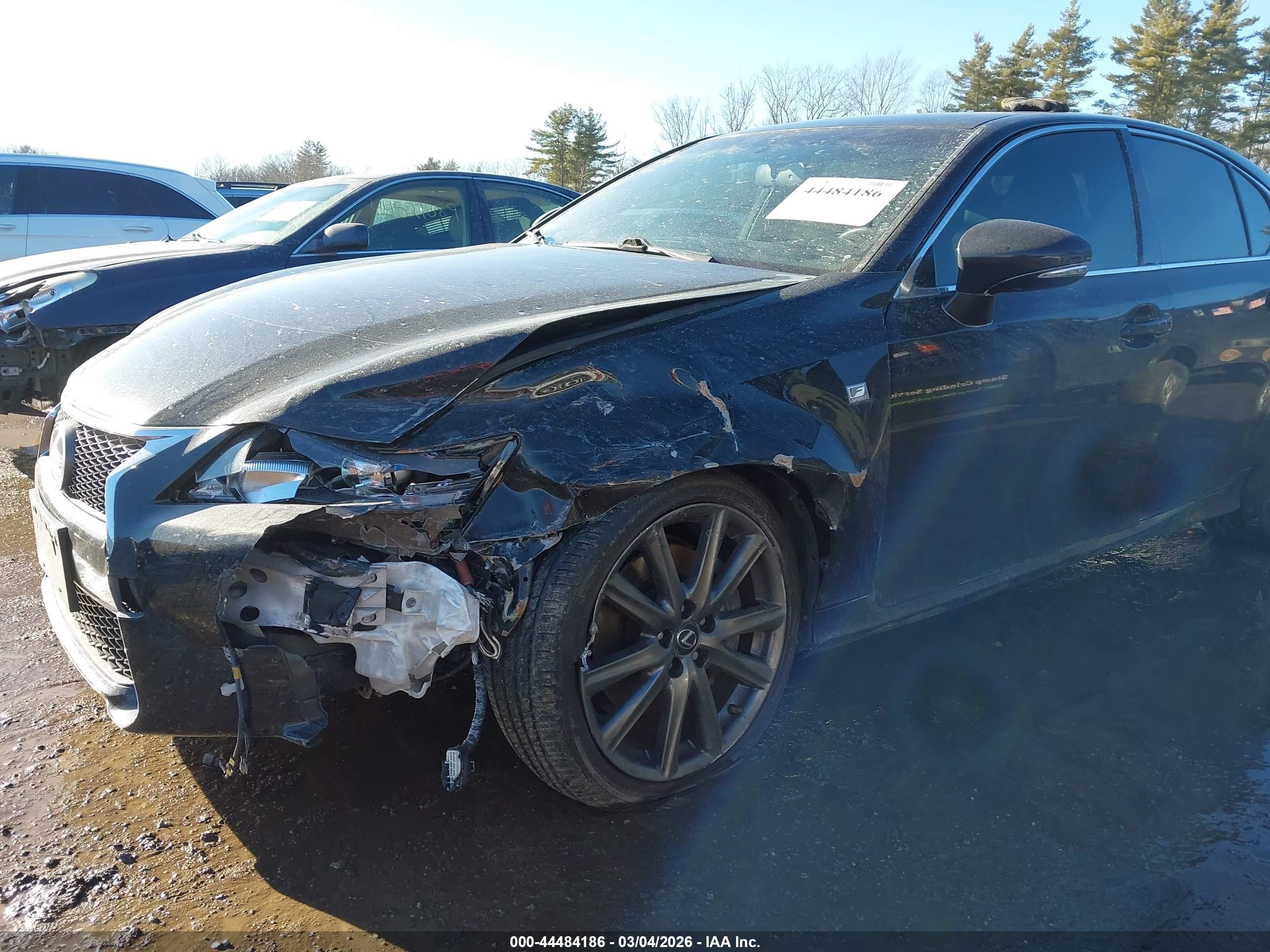 2015 Lexus Gs 350 Black vin: JTHCE1BL1FA007469