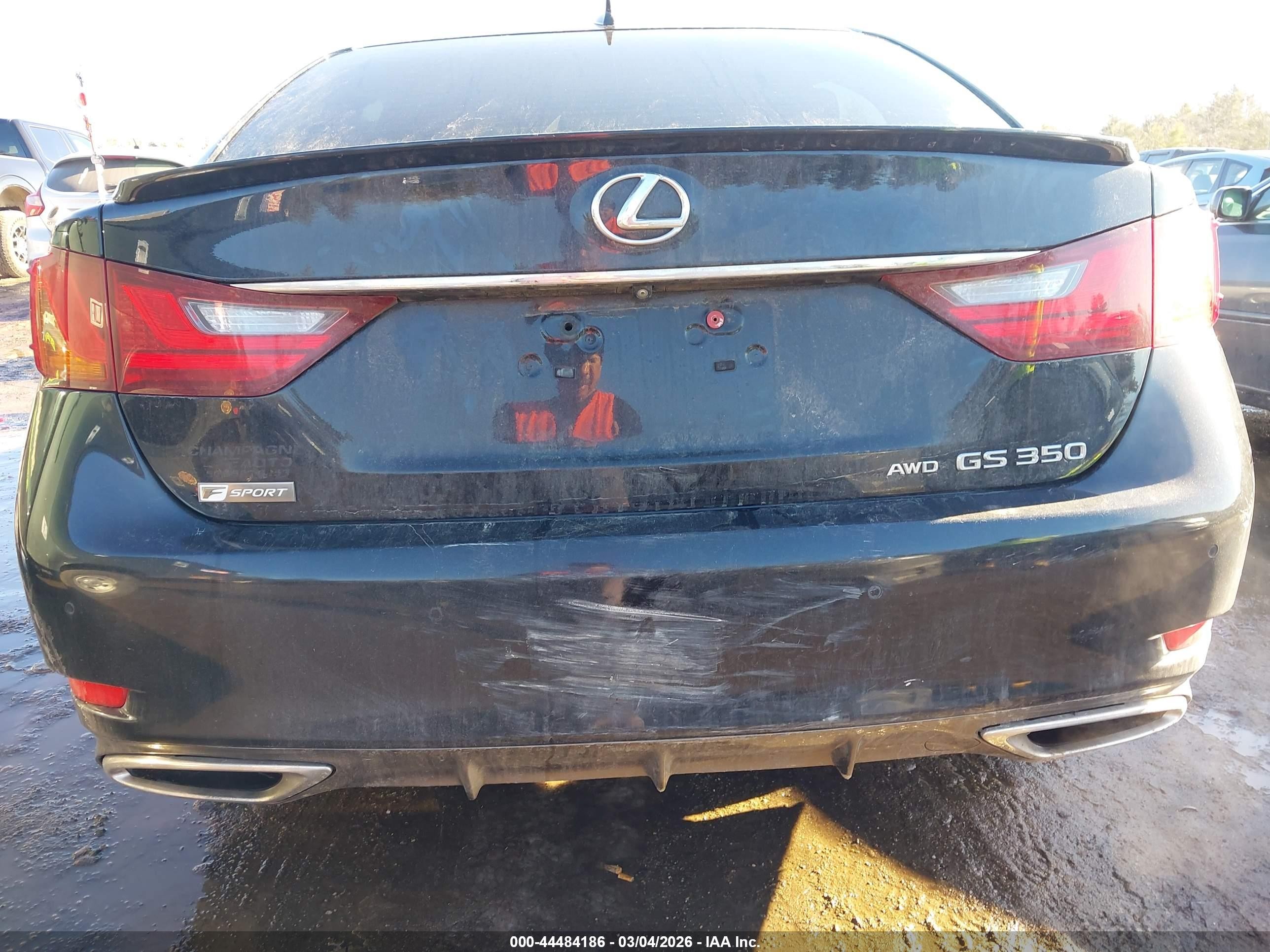 2015 Lexus Gs 350 Black vin: JTHCE1BL1FA007469