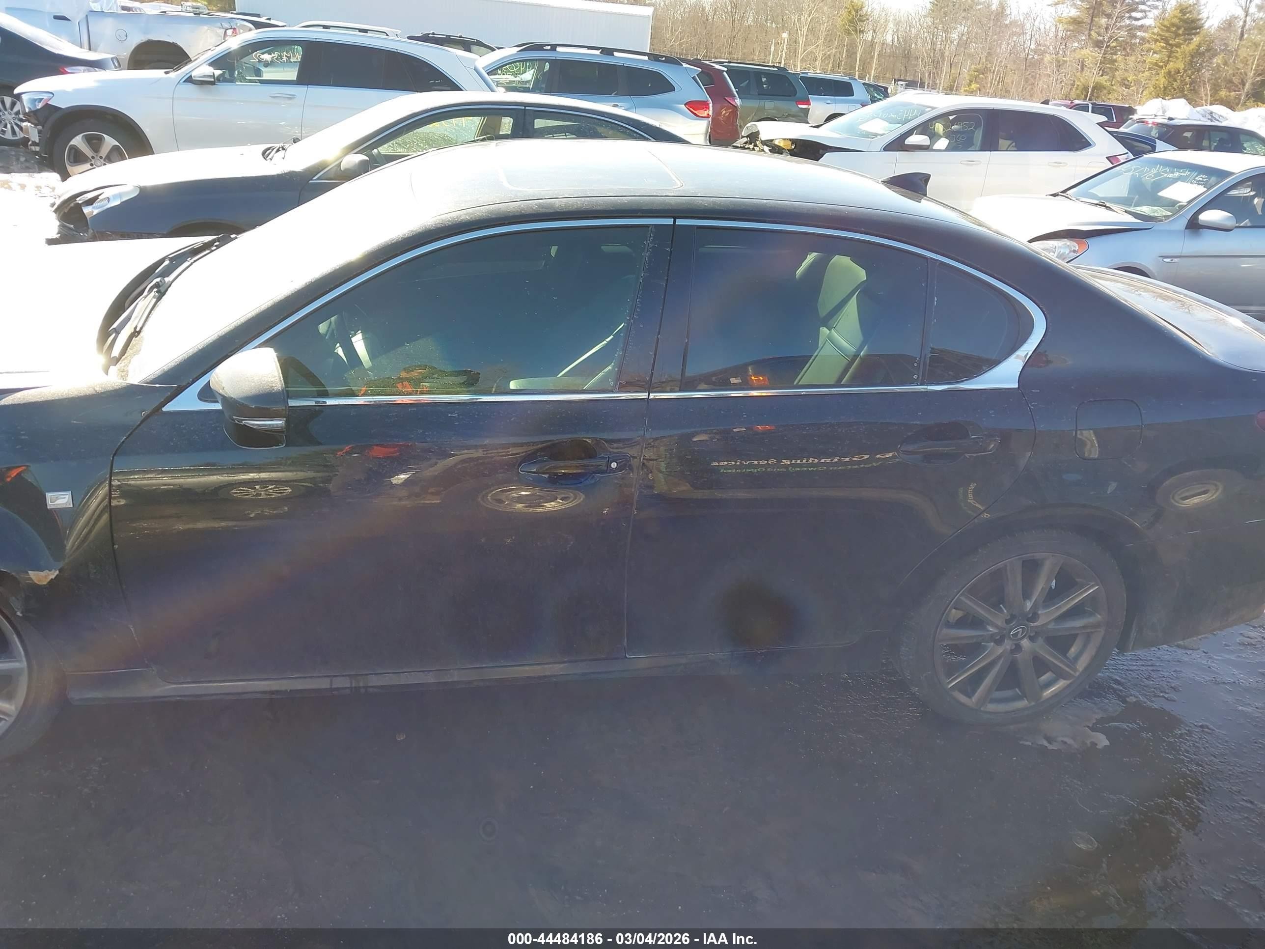 2015 Lexus Gs 350 Black vin: JTHCE1BL1FA007469