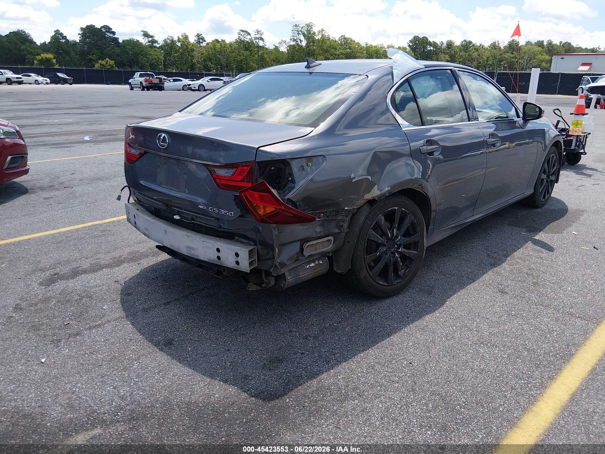 2013 Lexus Gs 350   Gray vin: JTHCE1BL2D5002173