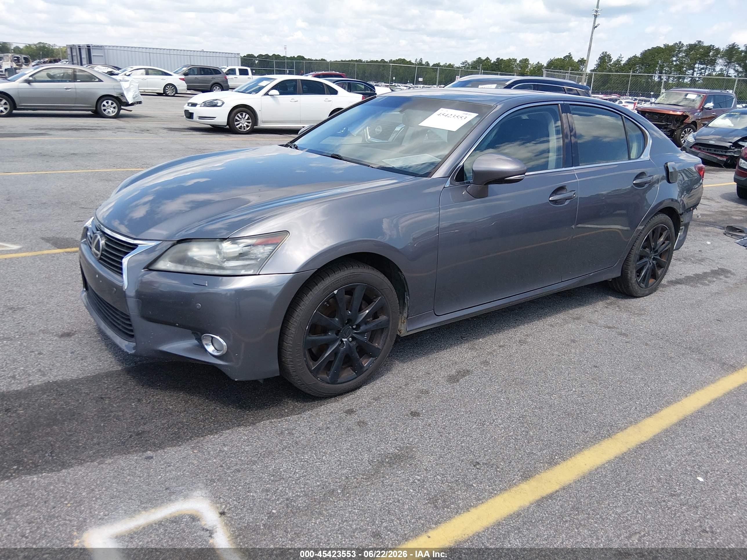 2013 Lexus Gs 350   Gray vin: JTHCE1BL2D5002173