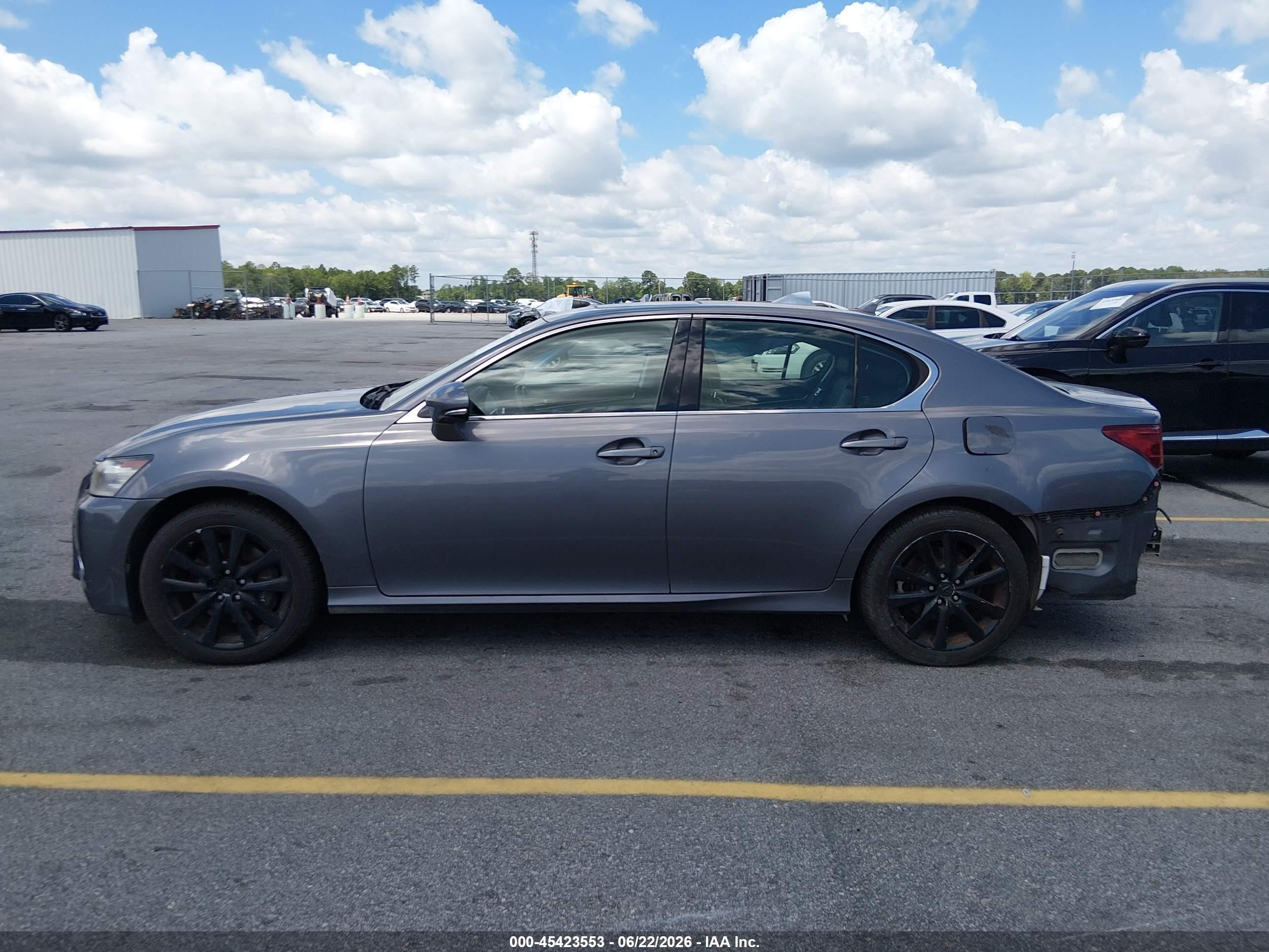 2013 Lexus Gs 350   Gray vin: JTHCE1BL2D5002173