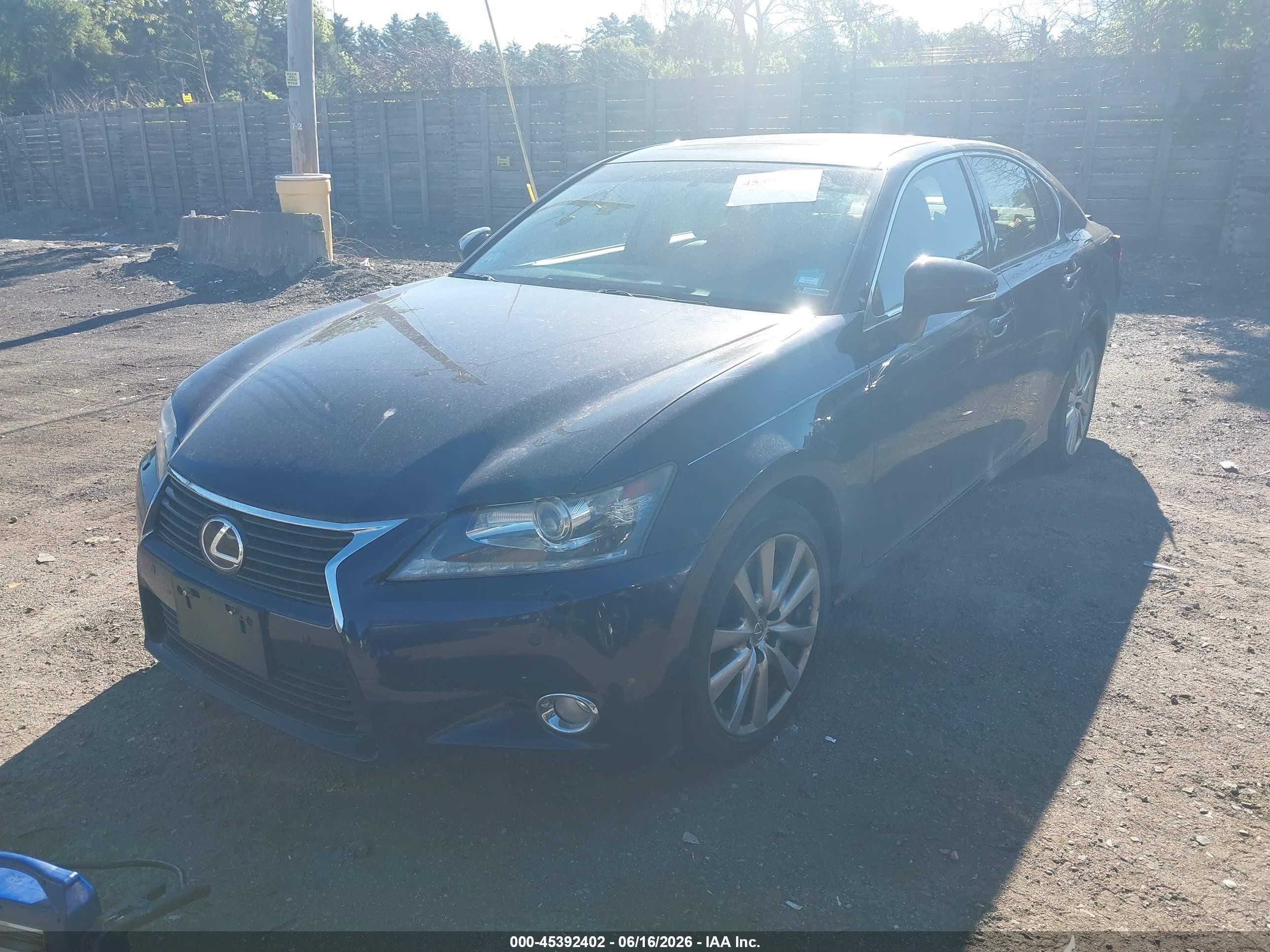 2013 Lexus Gs 350   Blue vin: JTHCE1BL2D5003470