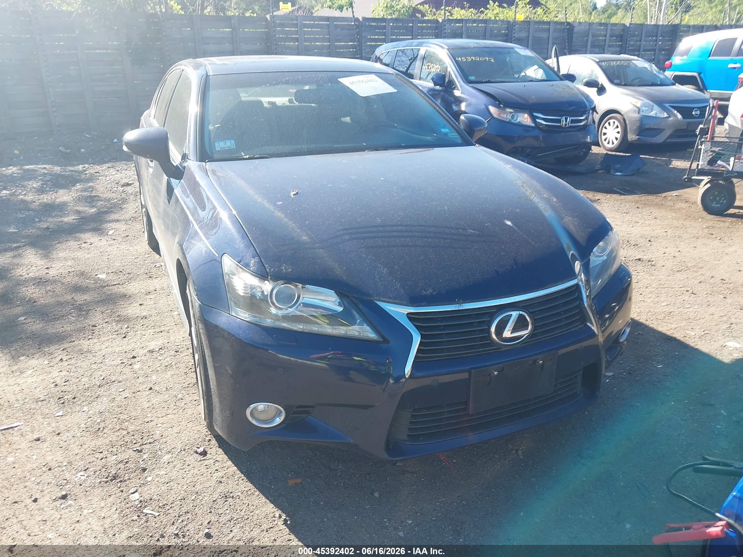 2013 Lexus Gs 350   Blue vin: JTHCE1BL2D5003470