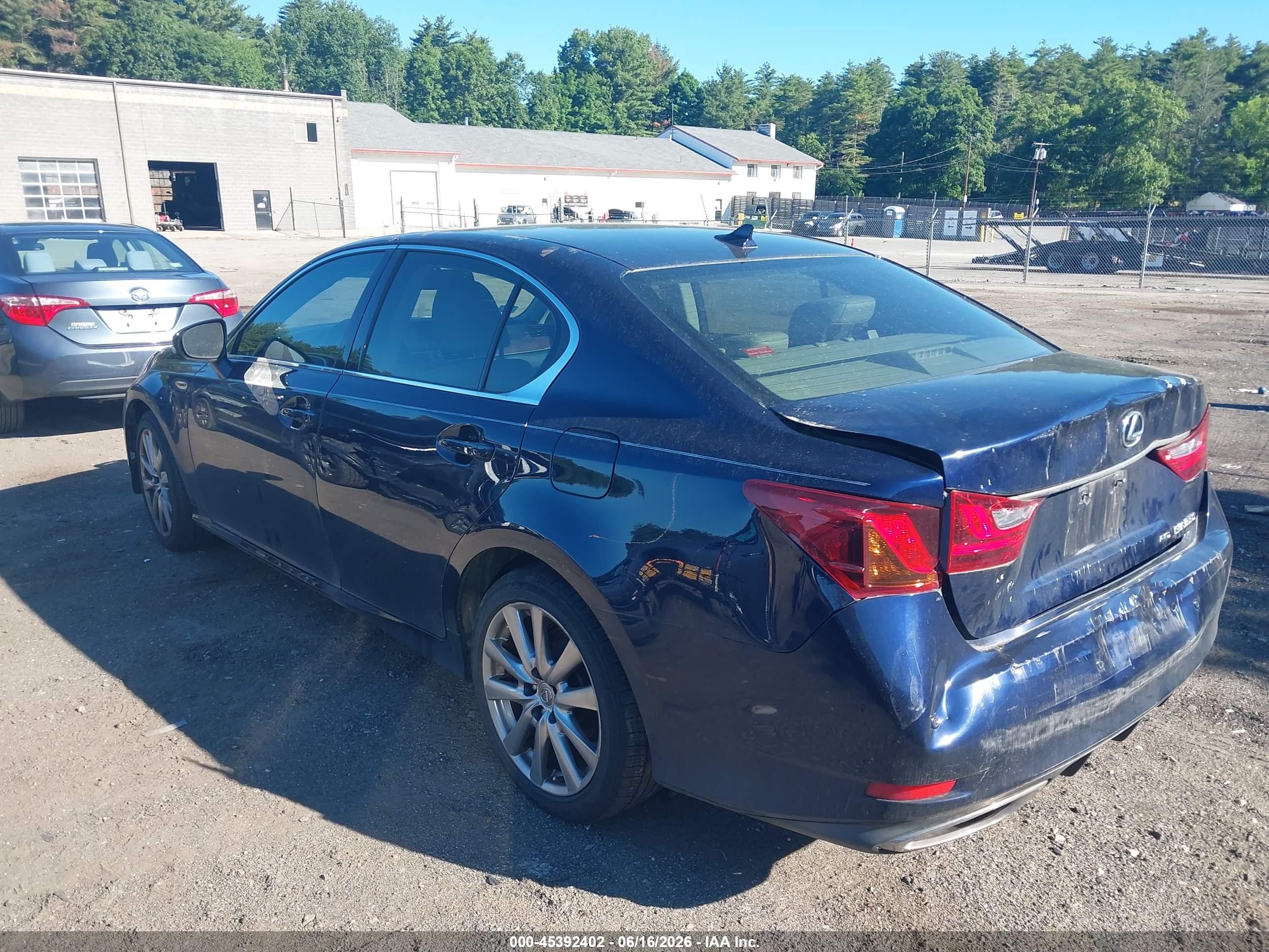 2013 Lexus Gs 350   Blue vin: JTHCE1BL2D5003470