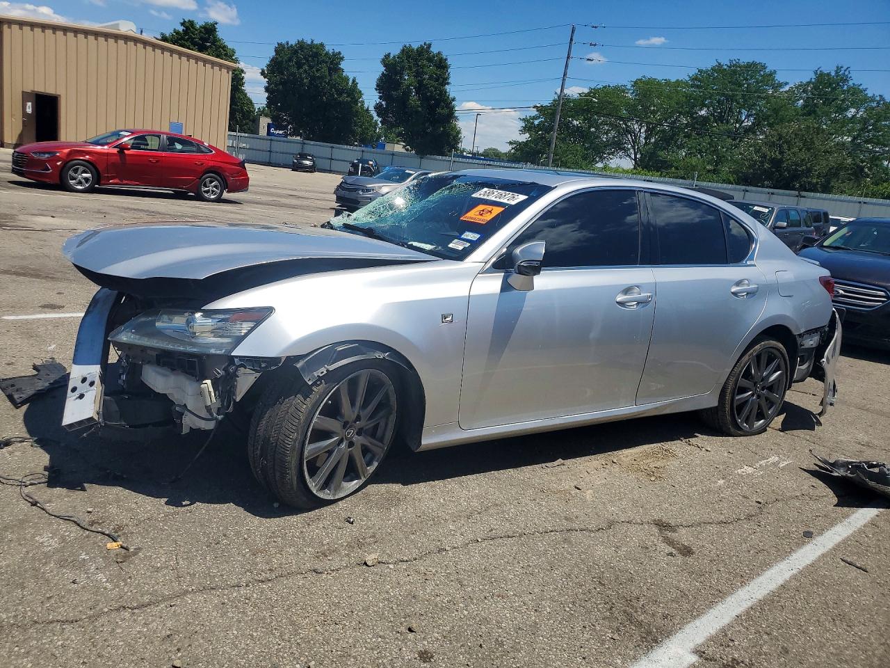 2013 Lexus Gs 350 Silver vin: JTHCE1BL2D5005218