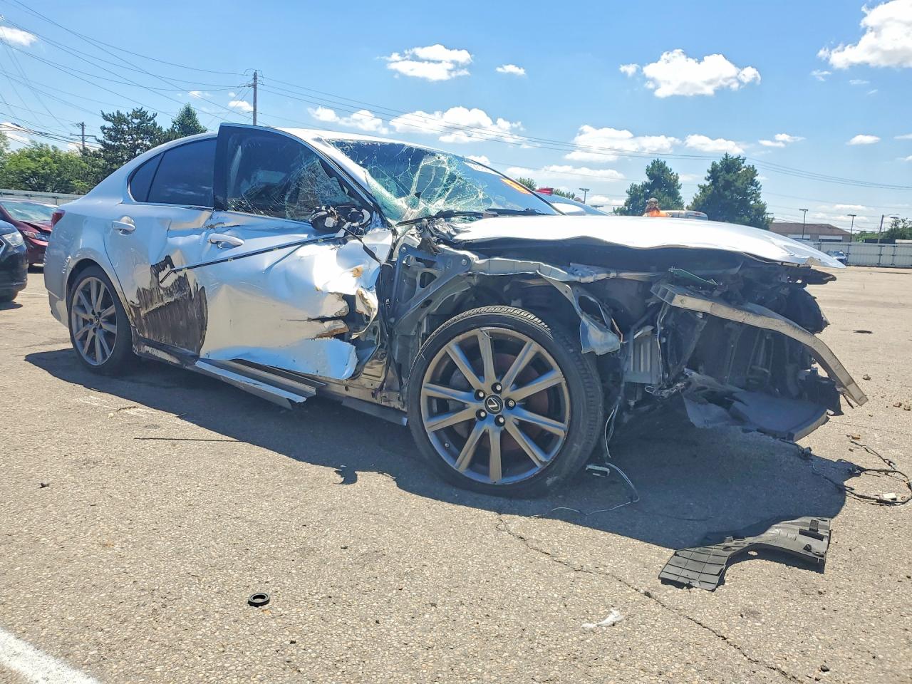 2013 Lexus Gs 350 Silver vin: JTHCE1BL2D5005218