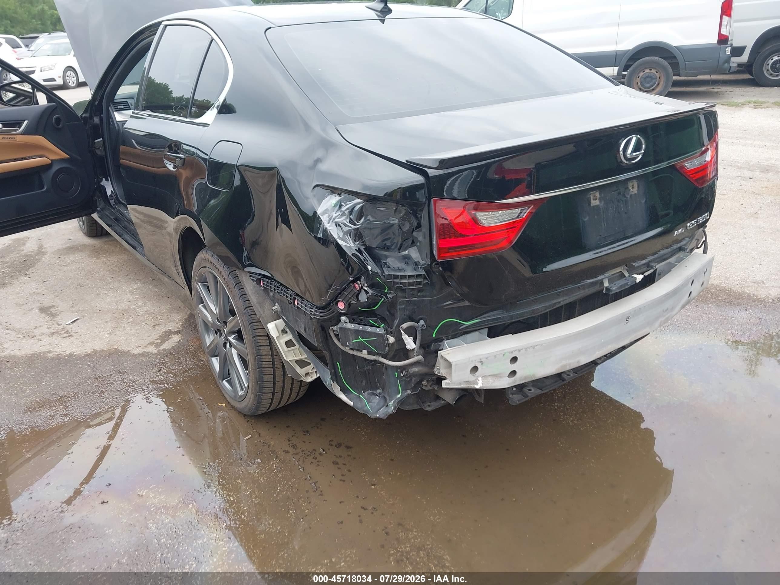 2013 Lexus Gs 350   Black vin: JTHCE1BL2D5010161