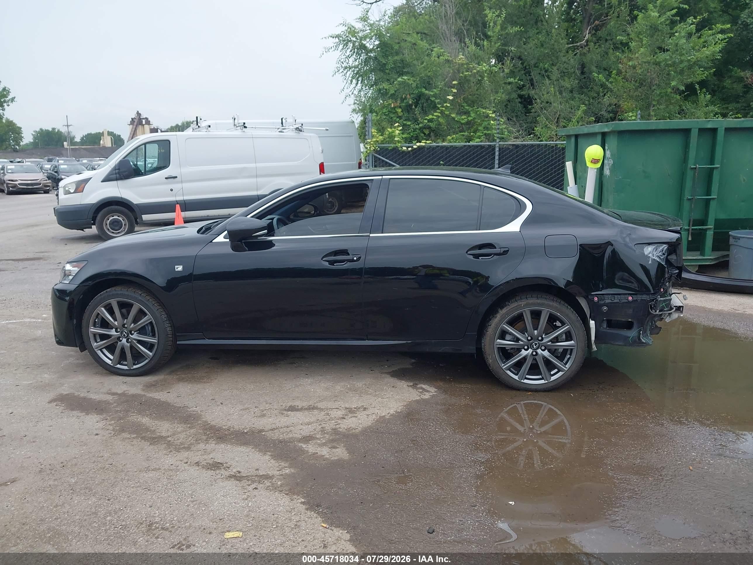2013 Lexus Gs 350   Black vin: JTHCE1BL2D5010161