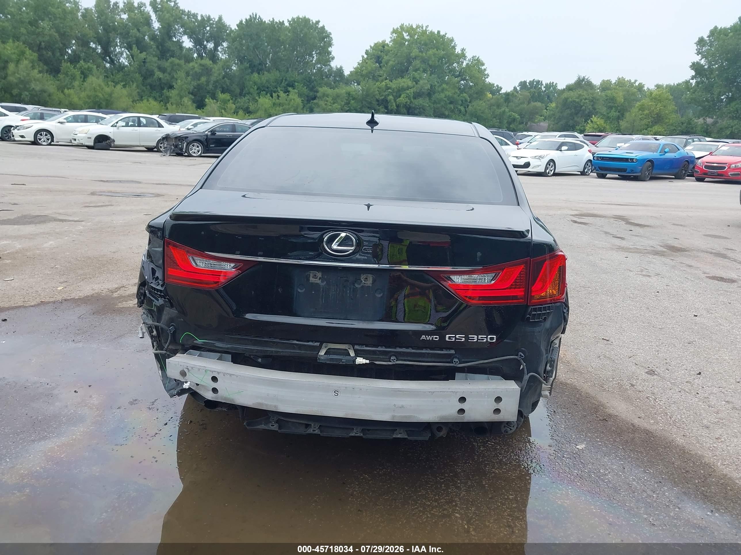 2013 Lexus Gs 350   Black vin: JTHCE1BL2D5010161
