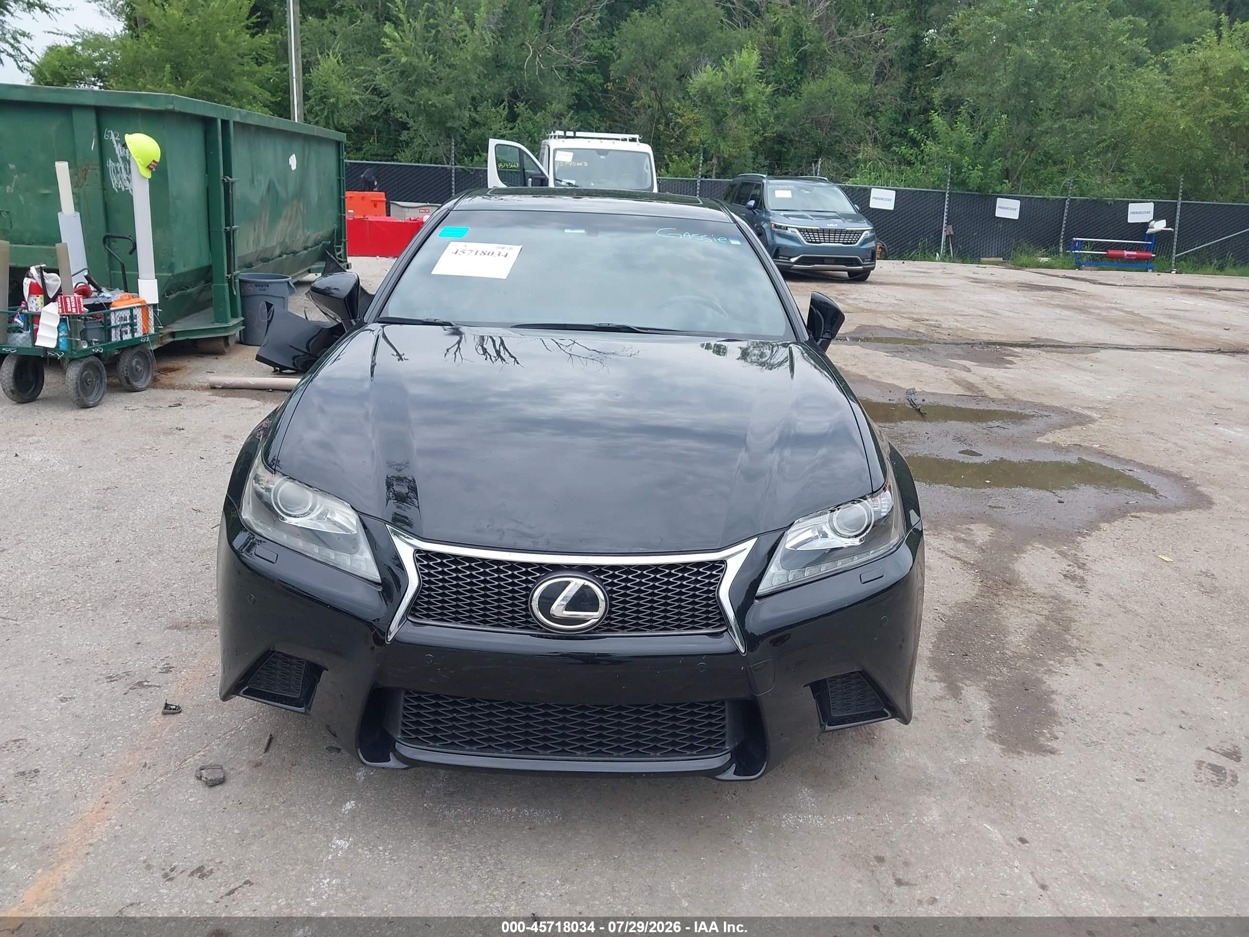 2013 Lexus Gs 350   Black vin: JTHCE1BL2D5010161