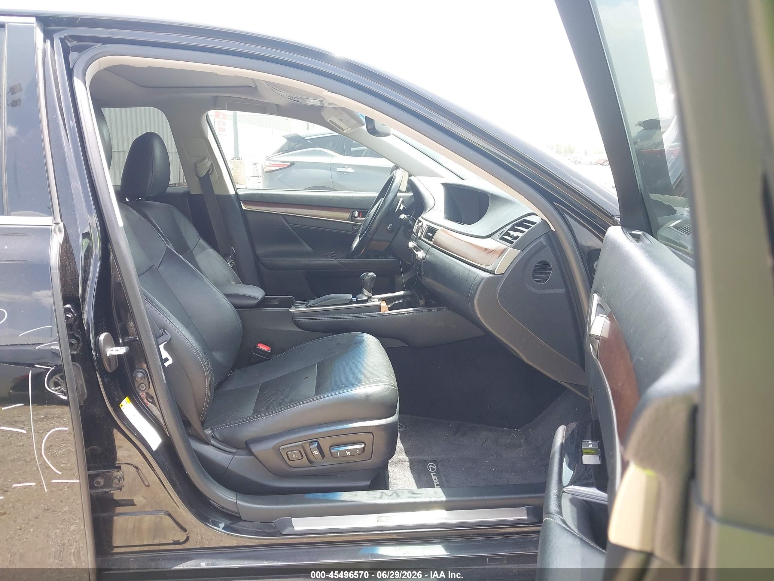 2013 Lexus Gs 350   Black vin: JTHCE1BL2D5010418