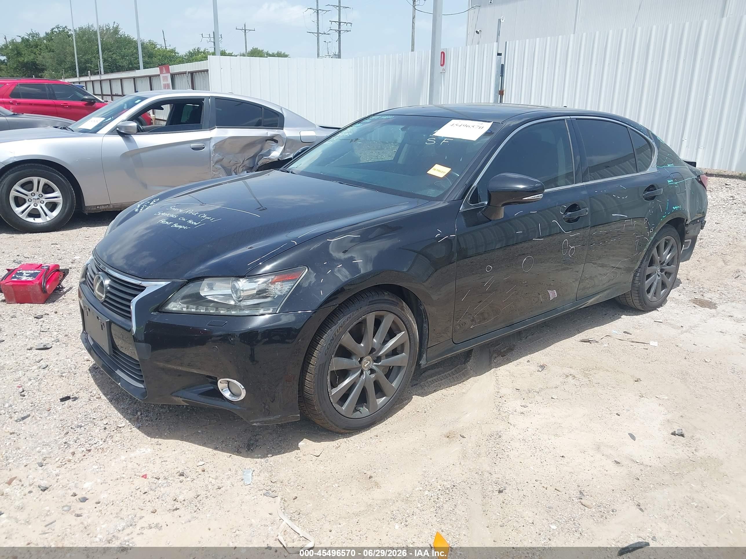 2013 Lexus Gs 350   Black vin: JTHCE1BL2D5010418