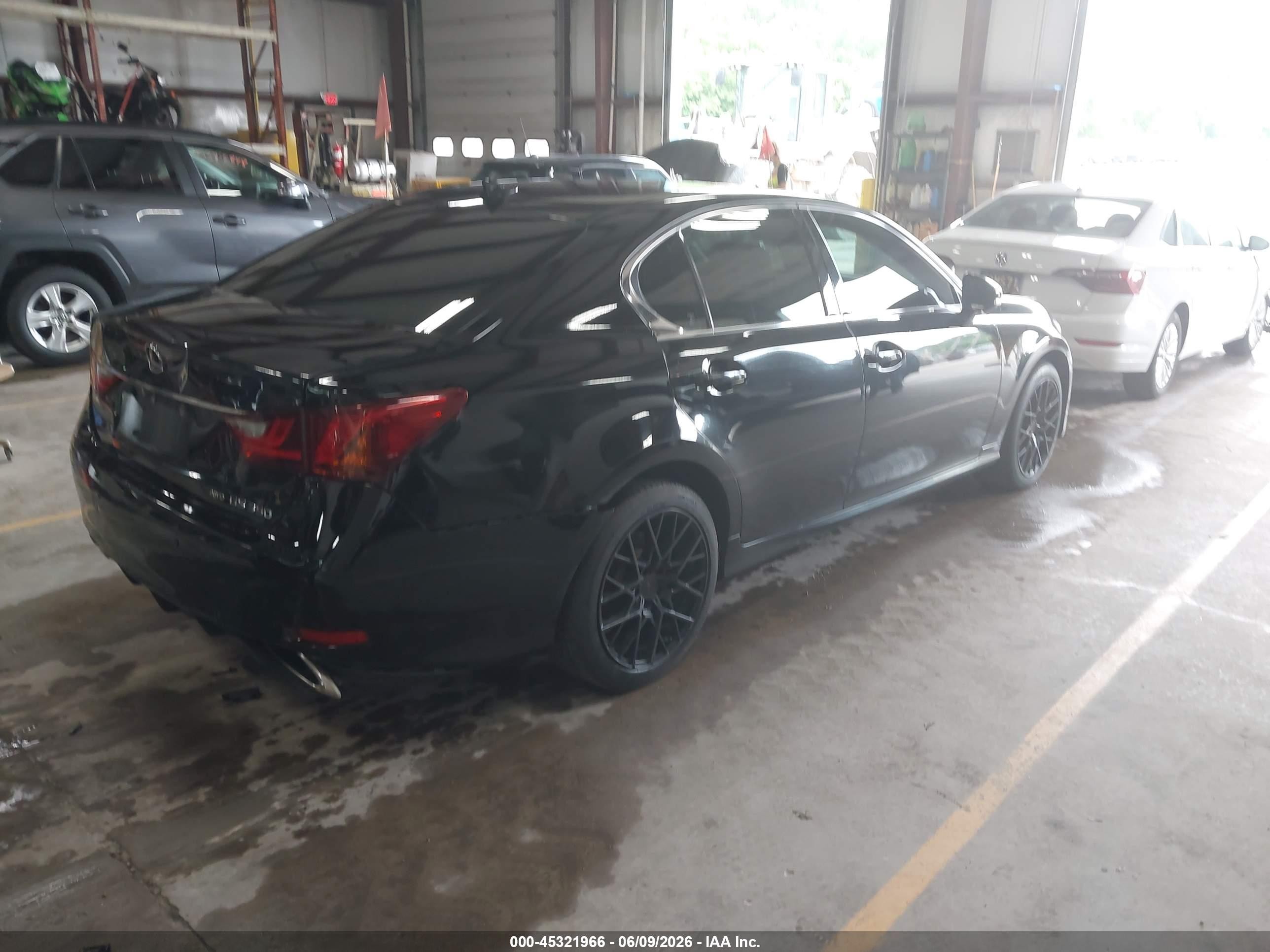 2013 Lexus Gs 350   Black vin: JTHCE1BL2D5012508