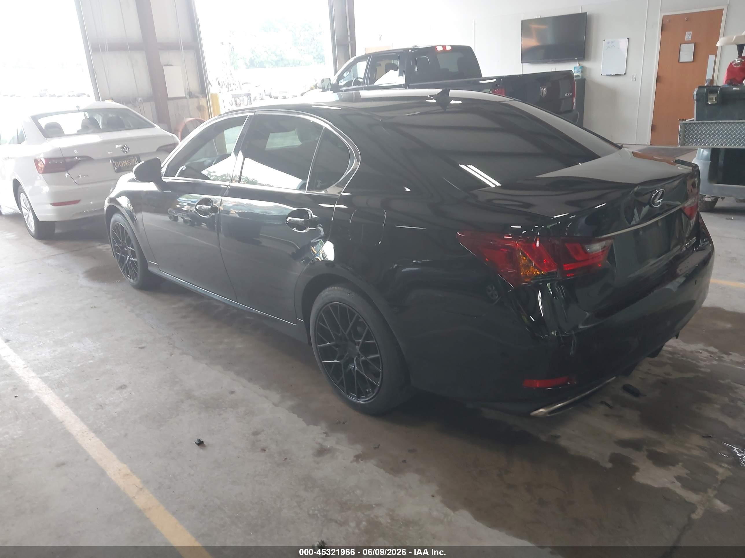 2013 Lexus Gs 350   Black vin: JTHCE1BL2D5012508