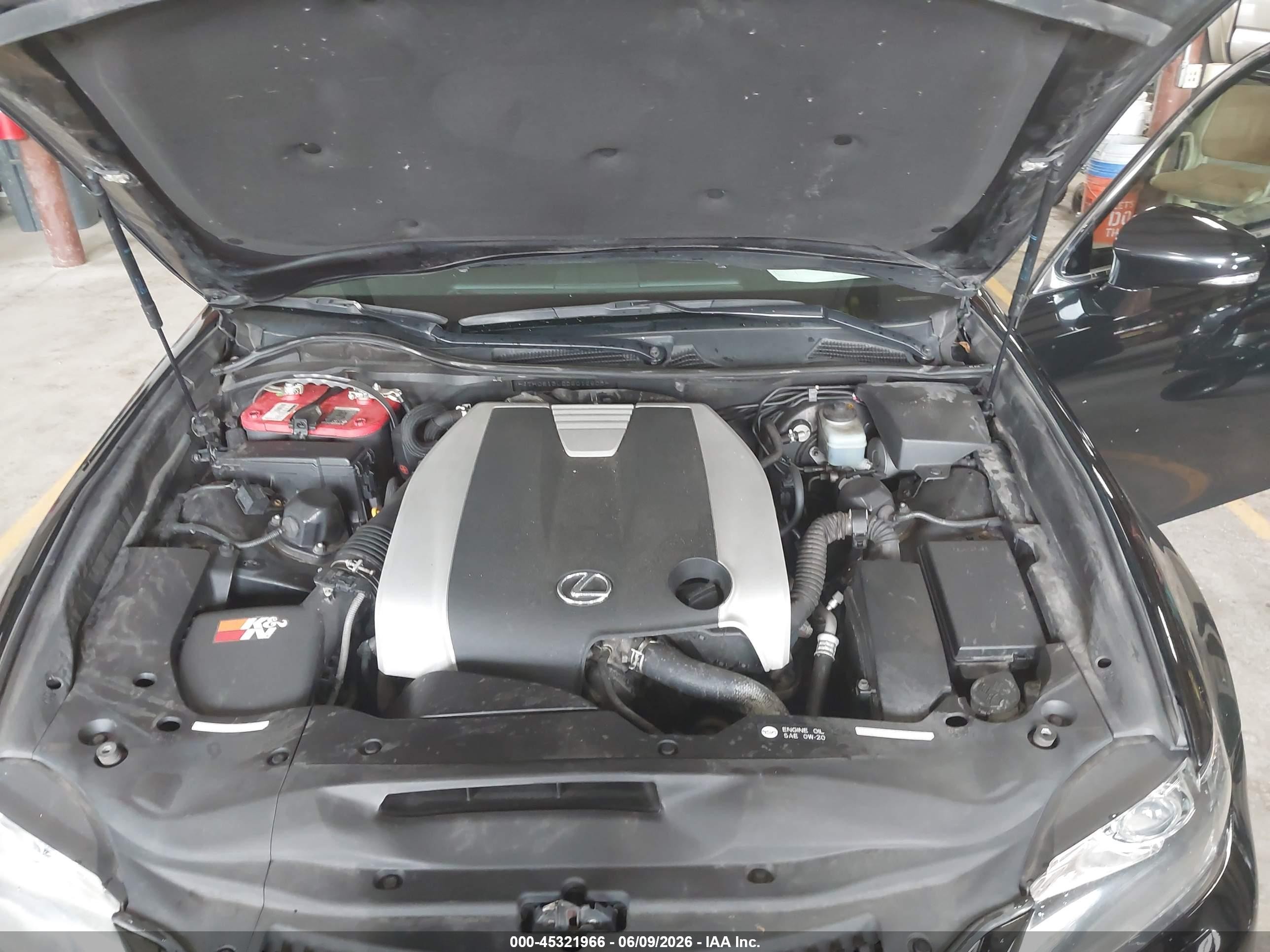 2013 Lexus Gs 350   Black vin: JTHCE1BL2D5012508