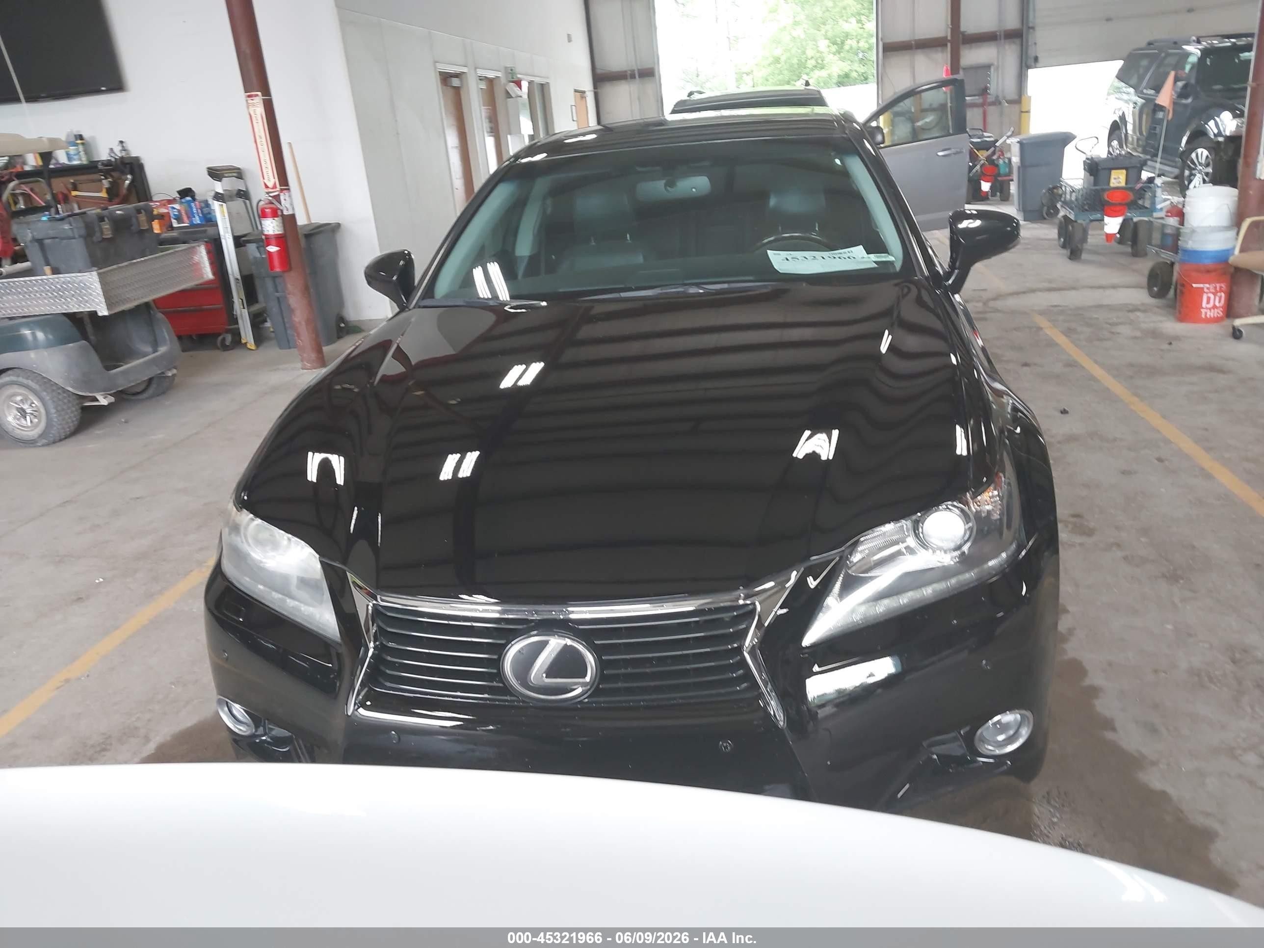 2013 Lexus Gs 350   Black vin: JTHCE1BL2D5012508