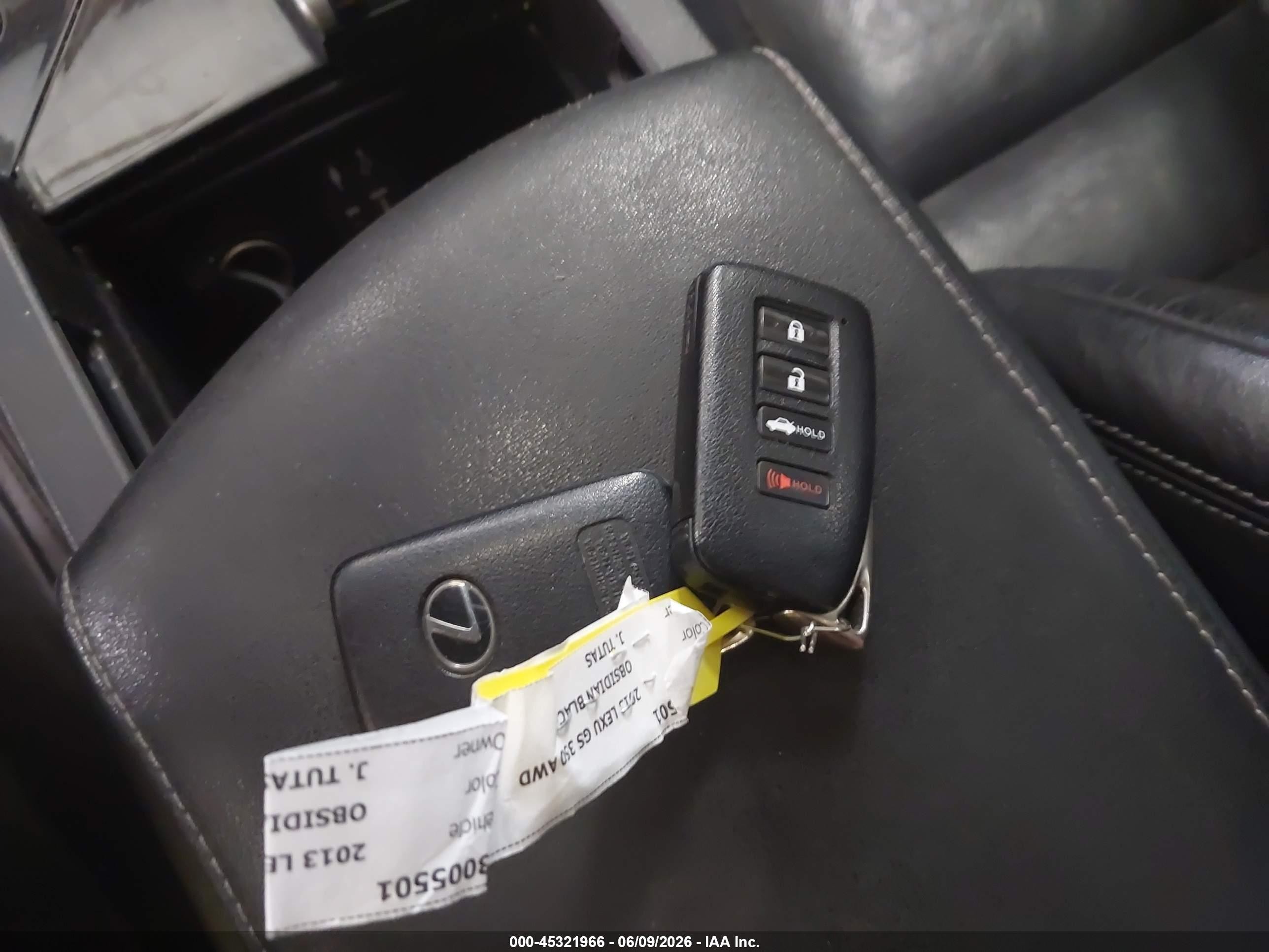 2013 Lexus Gs 350   Black vin: JTHCE1BL2D5012508