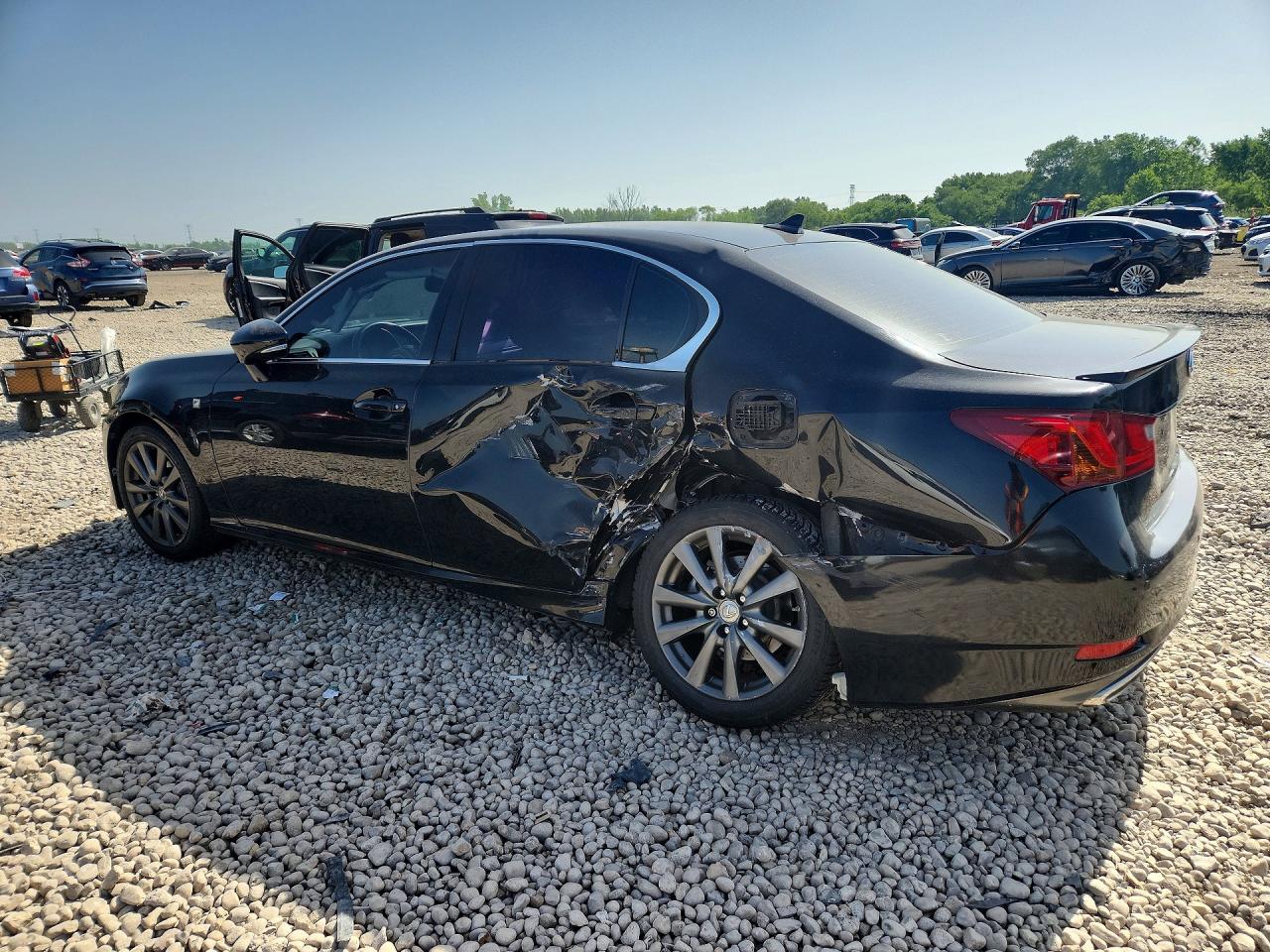 2013 Lexus Gs 350 Black vin: JTHCE1BL2D5014680