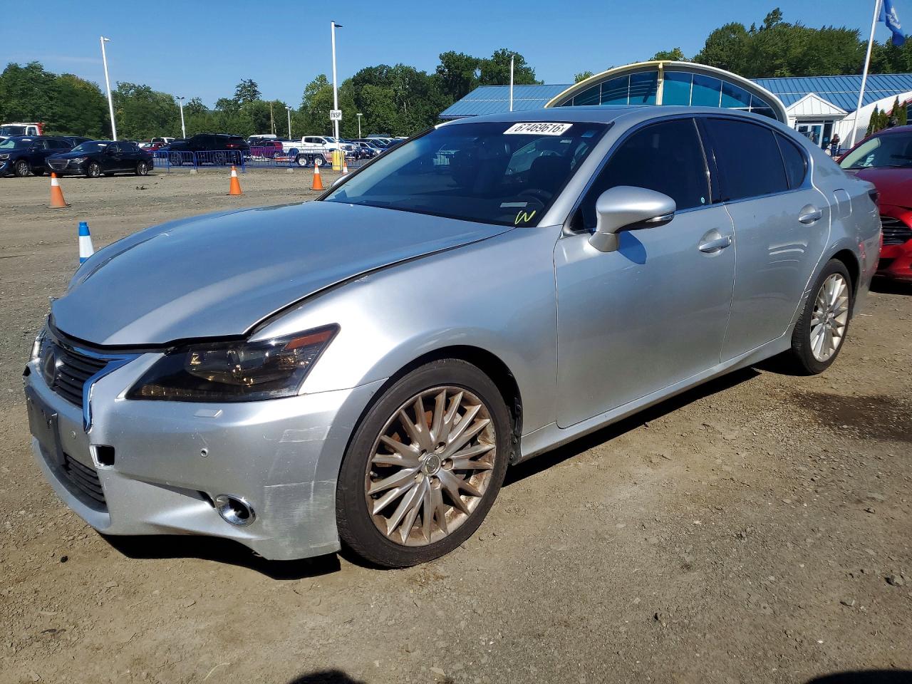 2013 Lexus Gs 350 Silver vin: JTHCE1BL2D5018406