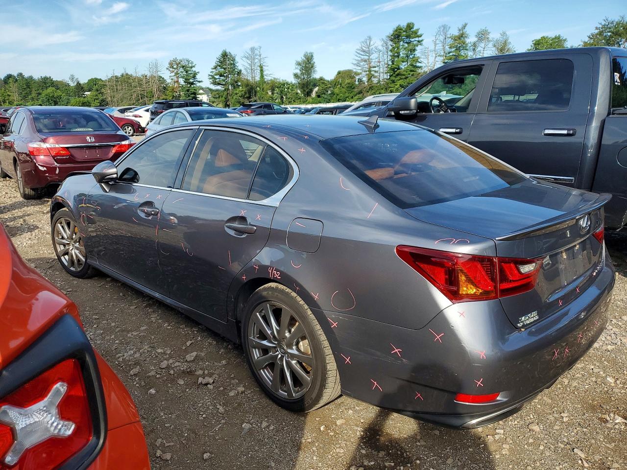 2014 Lexus Gs 350 Gray vin: JTHCE1BL2E5021307