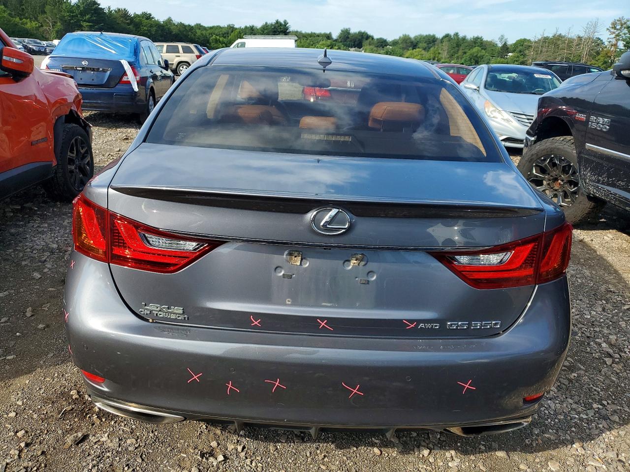 2014 Lexus Gs 350 Gray vin: JTHCE1BL2E5021307