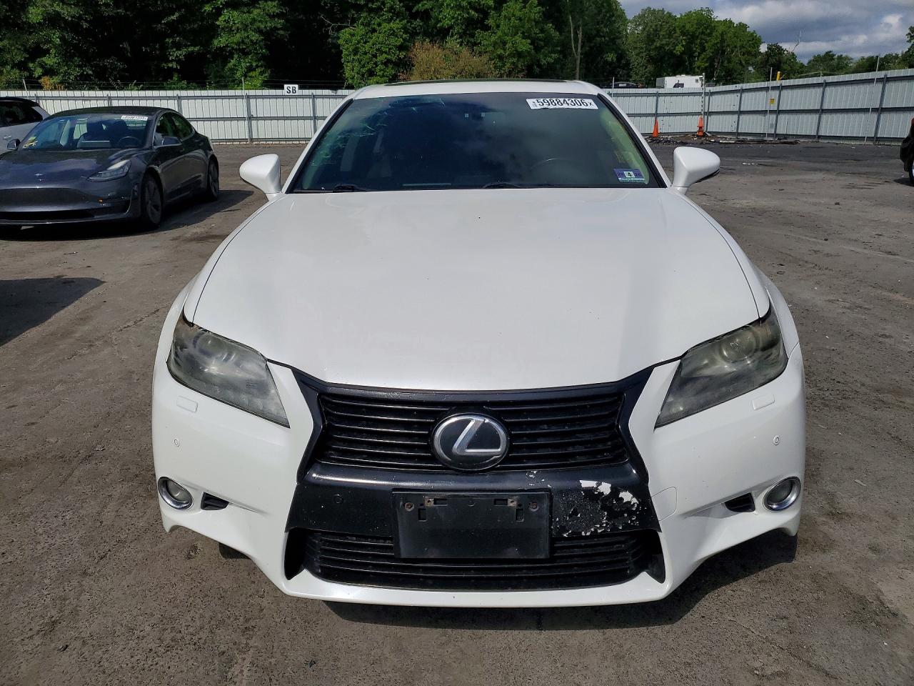 2013 Lexus Gs 350 White vin: JTHCE1BL3D5001761