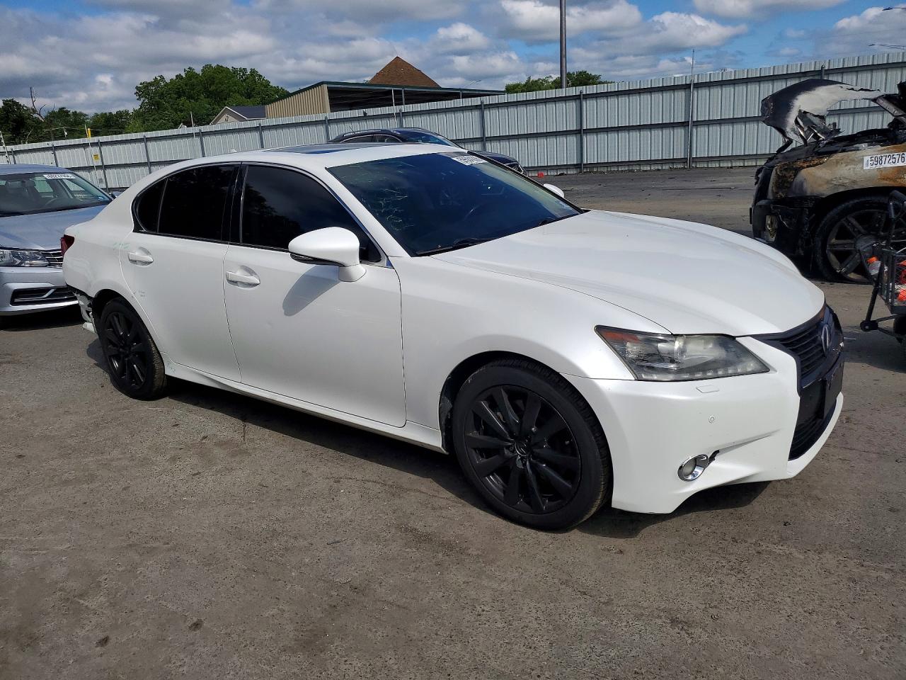 2013 Lexus Gs 350 White vin: JTHCE1BL3D5001761