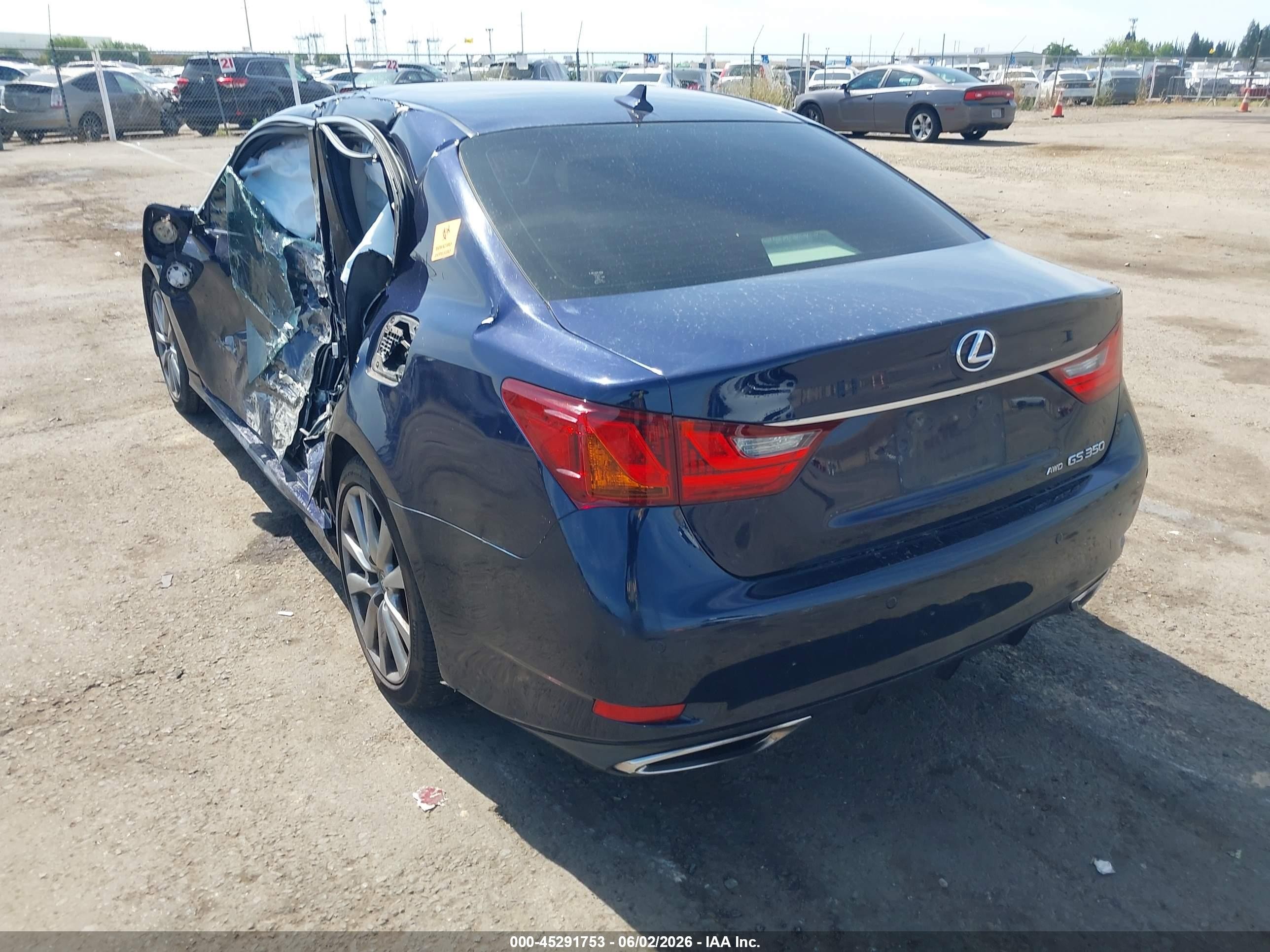 2013 Lexus Gs 350   Blue vin: JTHCE1BL3D5002702