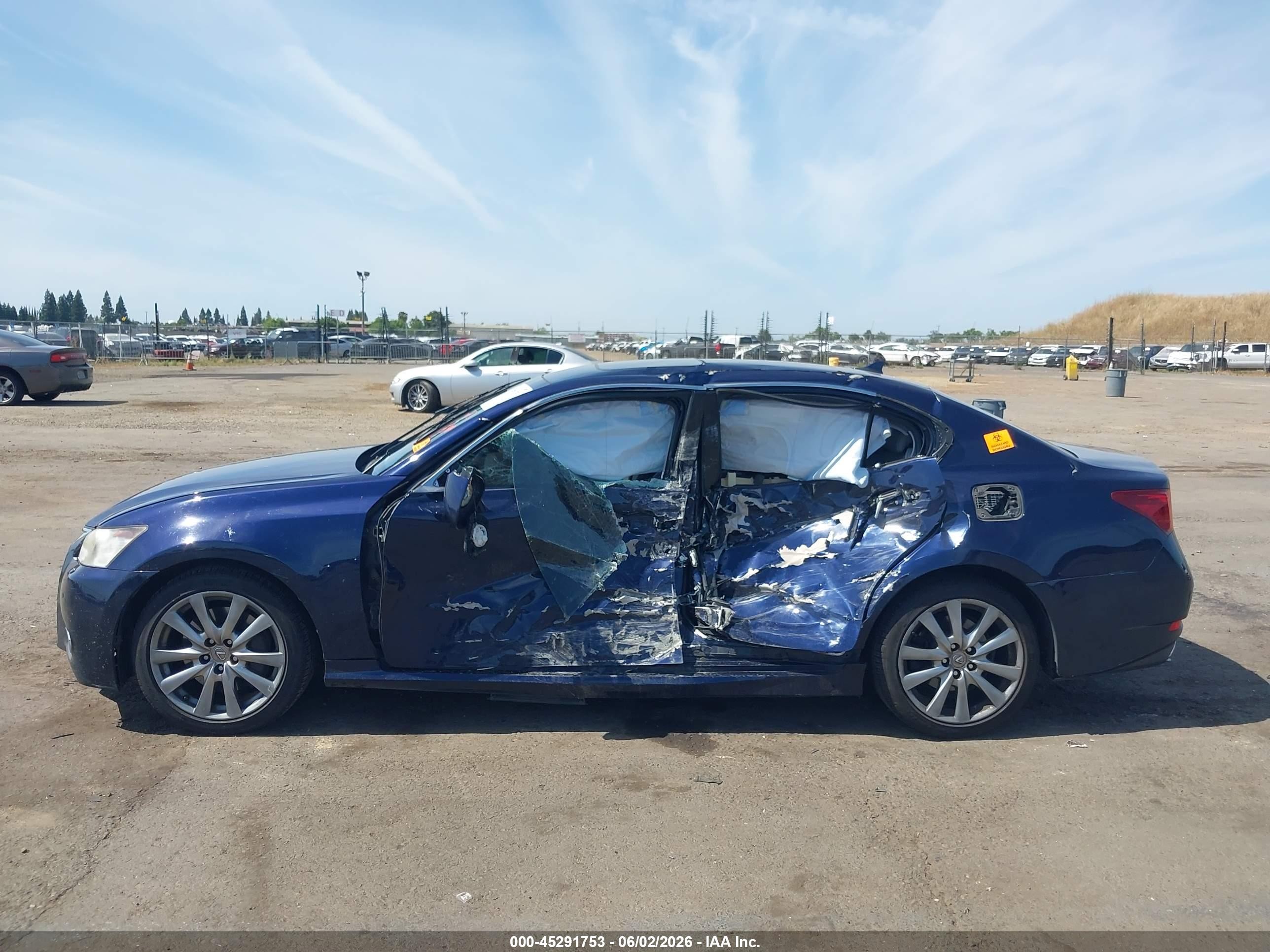 2013 Lexus Gs 350   Blue vin: JTHCE1BL3D5002702