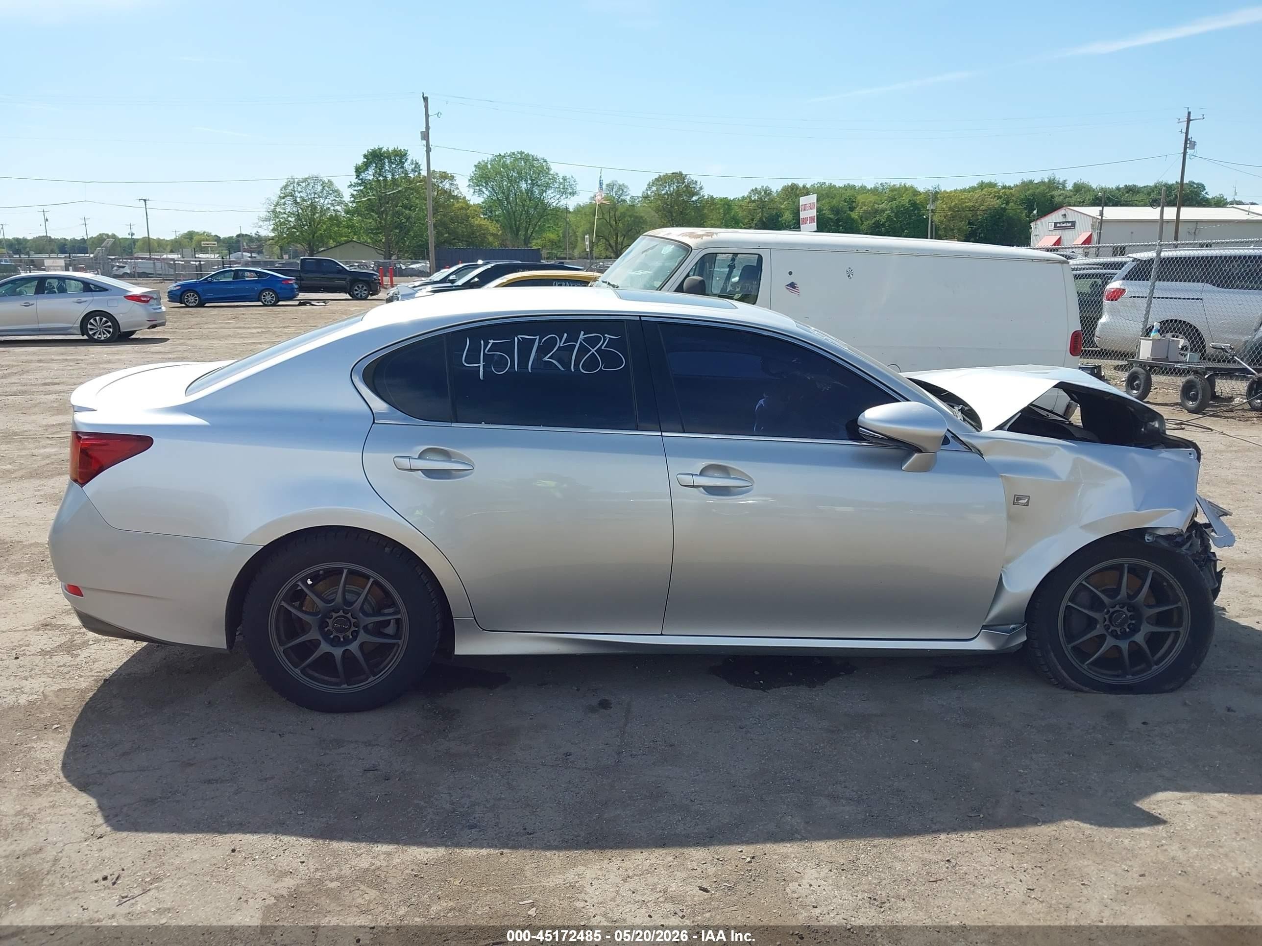 2013 Lexus Gs 350 Silver vin: JTHCE1BL3D5004210