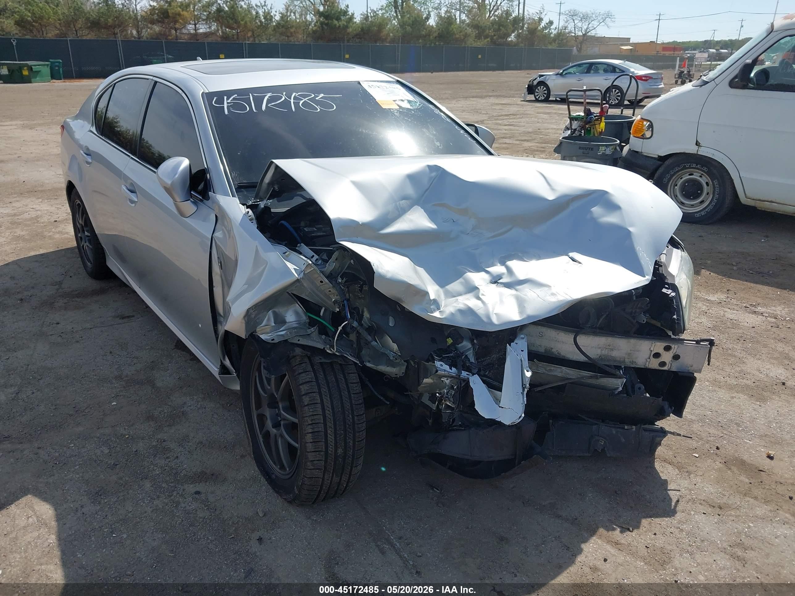 2013 Lexus Gs 350 Silver vin: JTHCE1BL3D5004210
