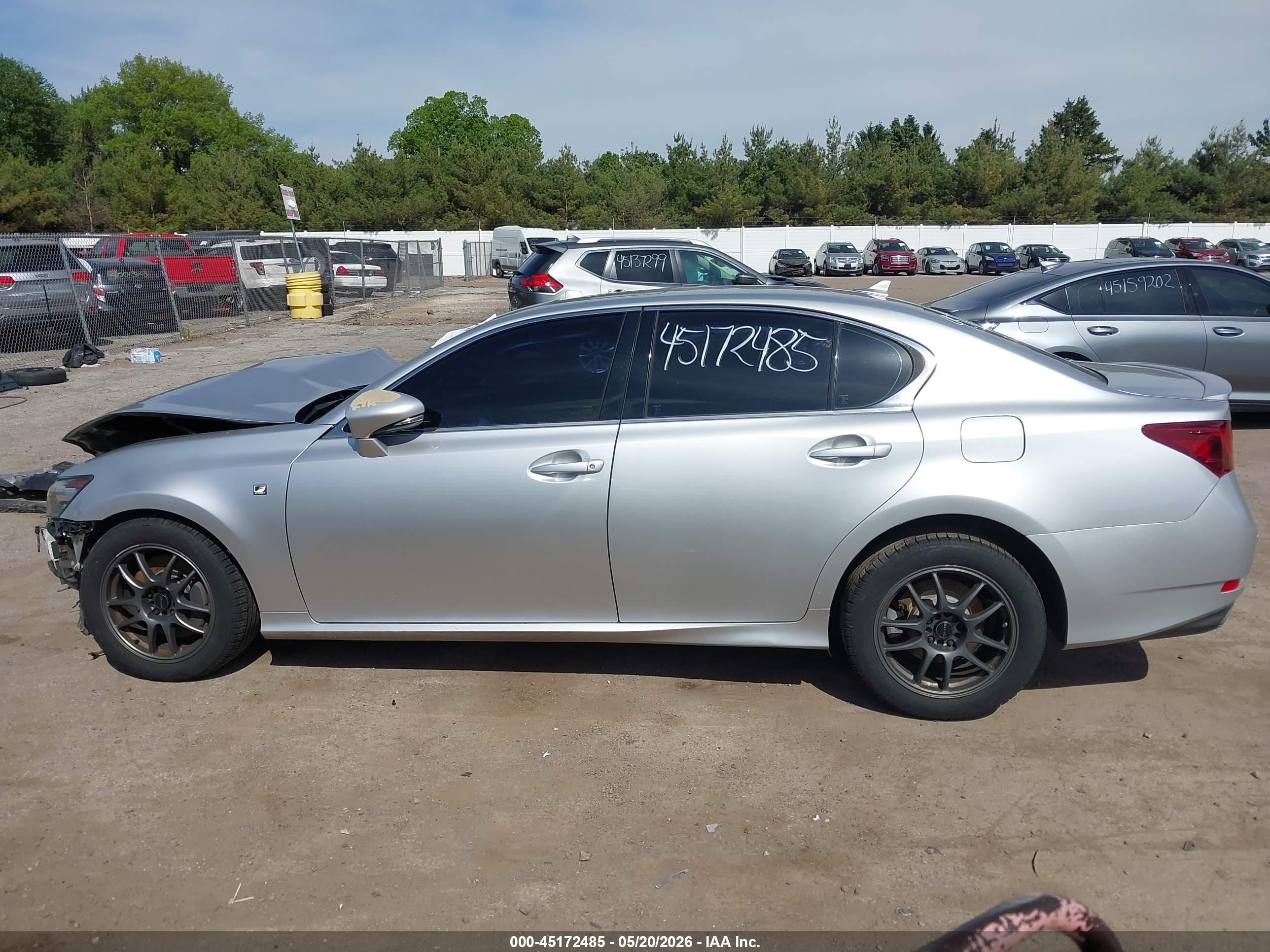 2013 Lexus Gs 350 Silver vin: JTHCE1BL3D5004210