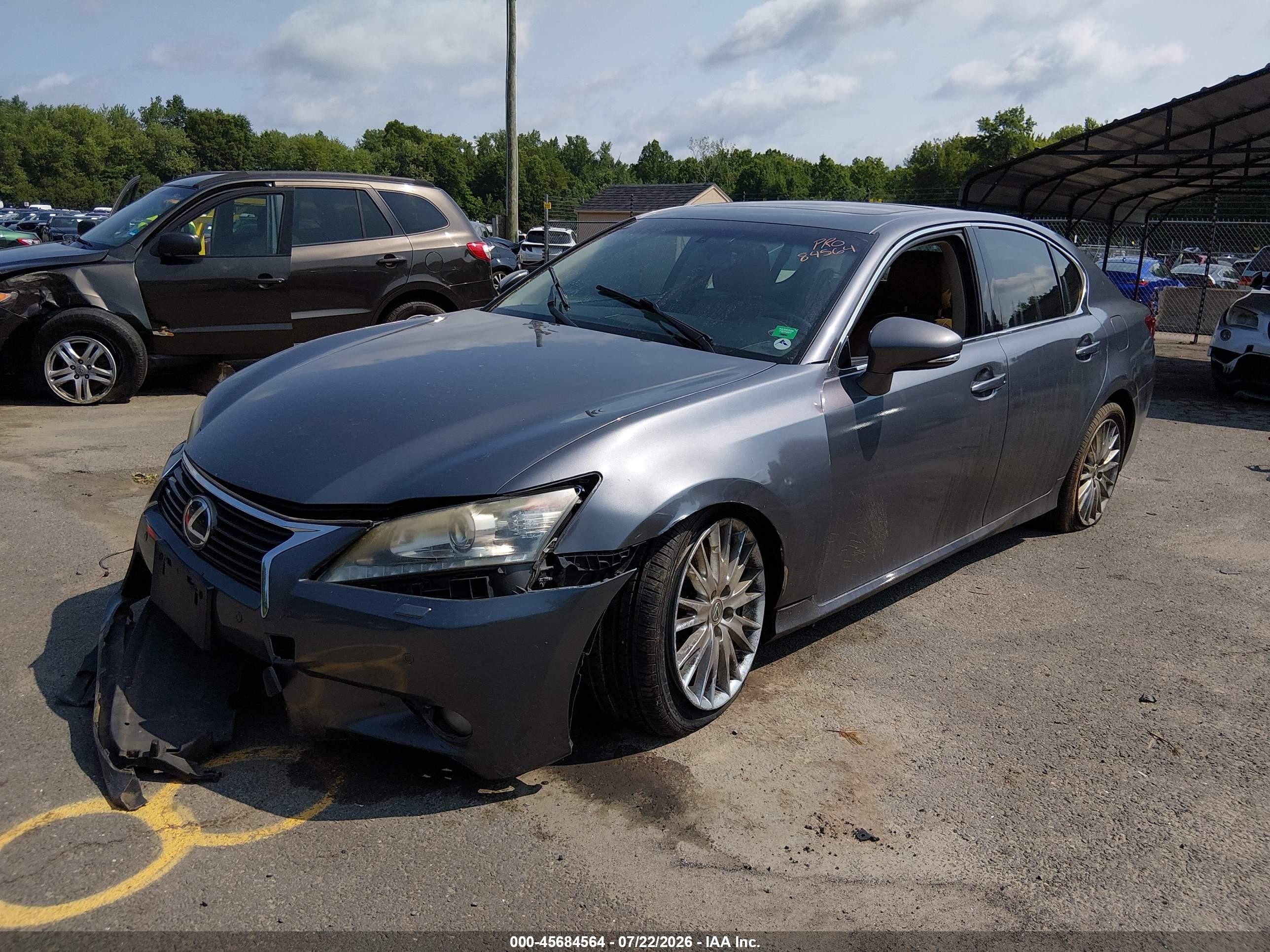 2013 Lexus Gs 350   Gray vin: JTHCE1BL3D5007494