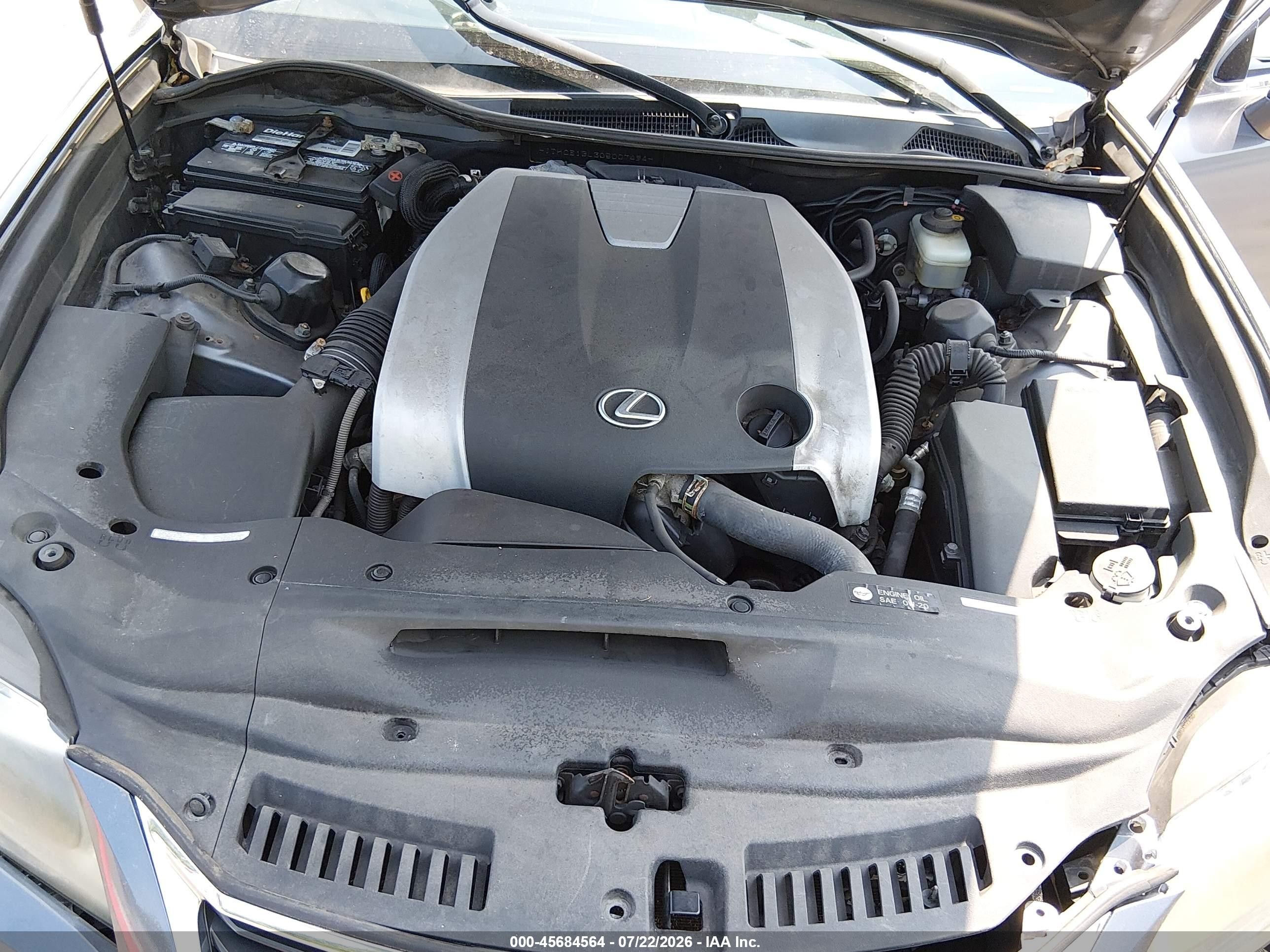 2013 Lexus Gs 350   Gray vin: JTHCE1BL3D5007494