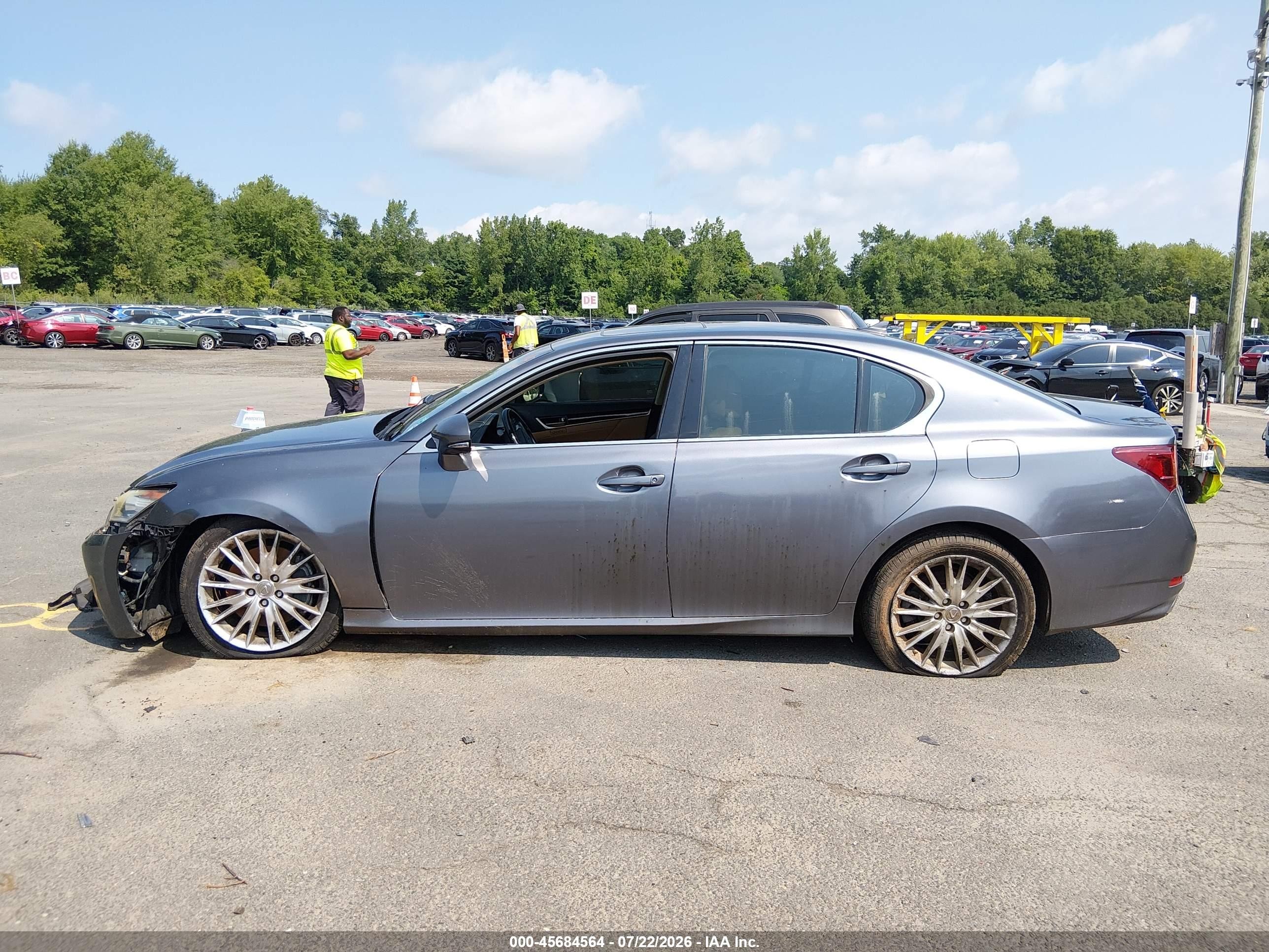 2013 Lexus Gs 350   Gray vin: JTHCE1BL3D5007494