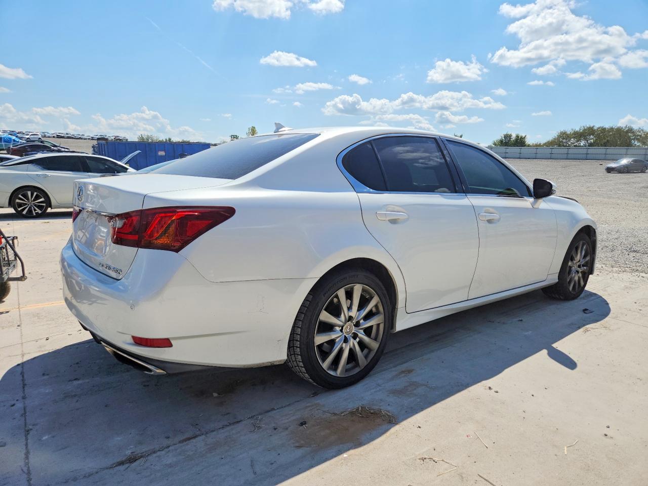 2013 Lexus Gs 350 White vin: JTHCE1BL3D5013506