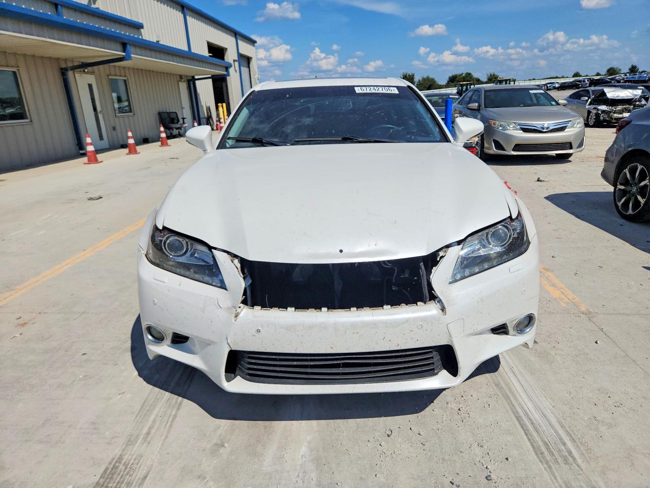 2013 Lexus Gs 350 White vin: JTHCE1BL3D5013506